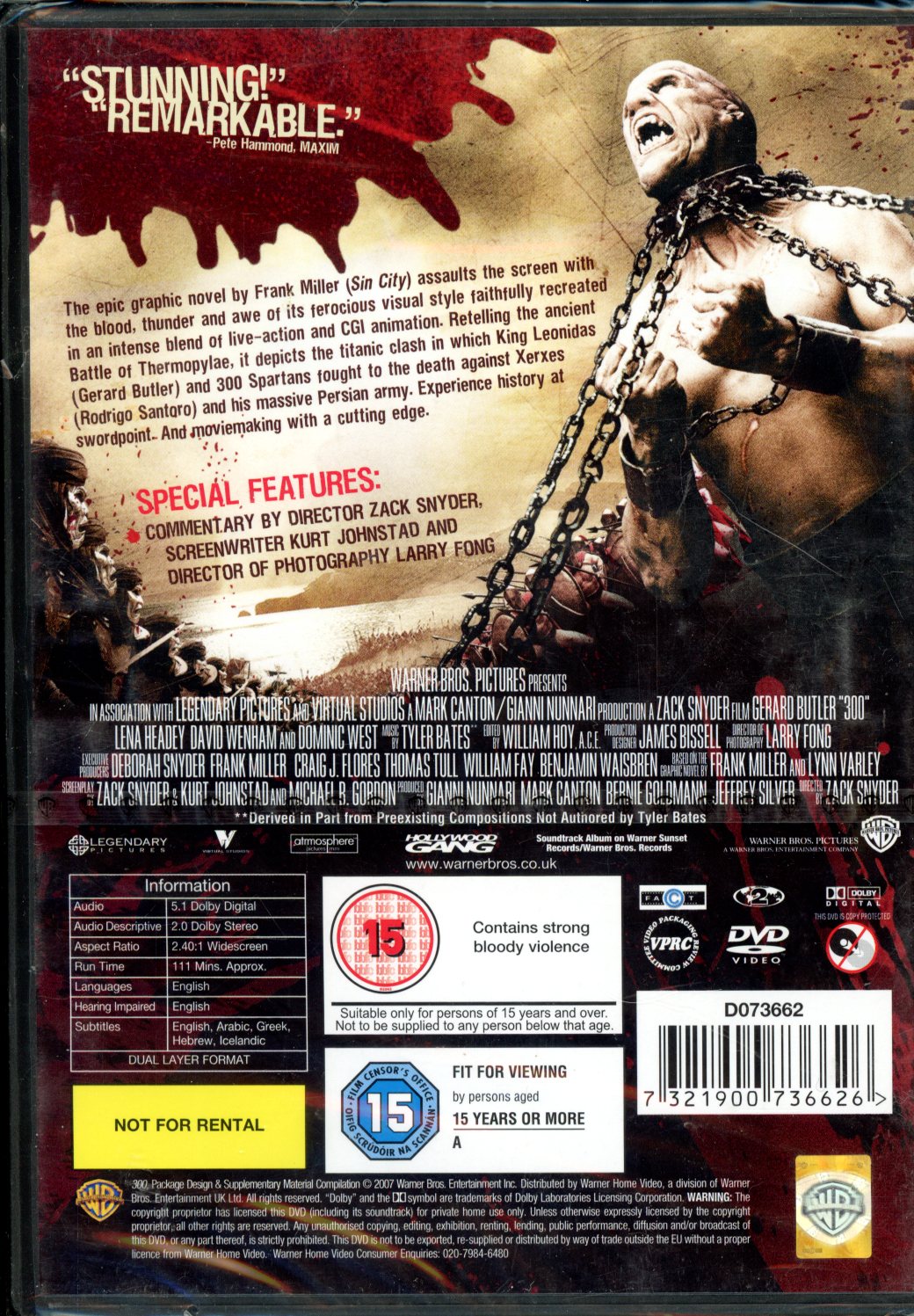 300 DVD NEUF 7321900736626