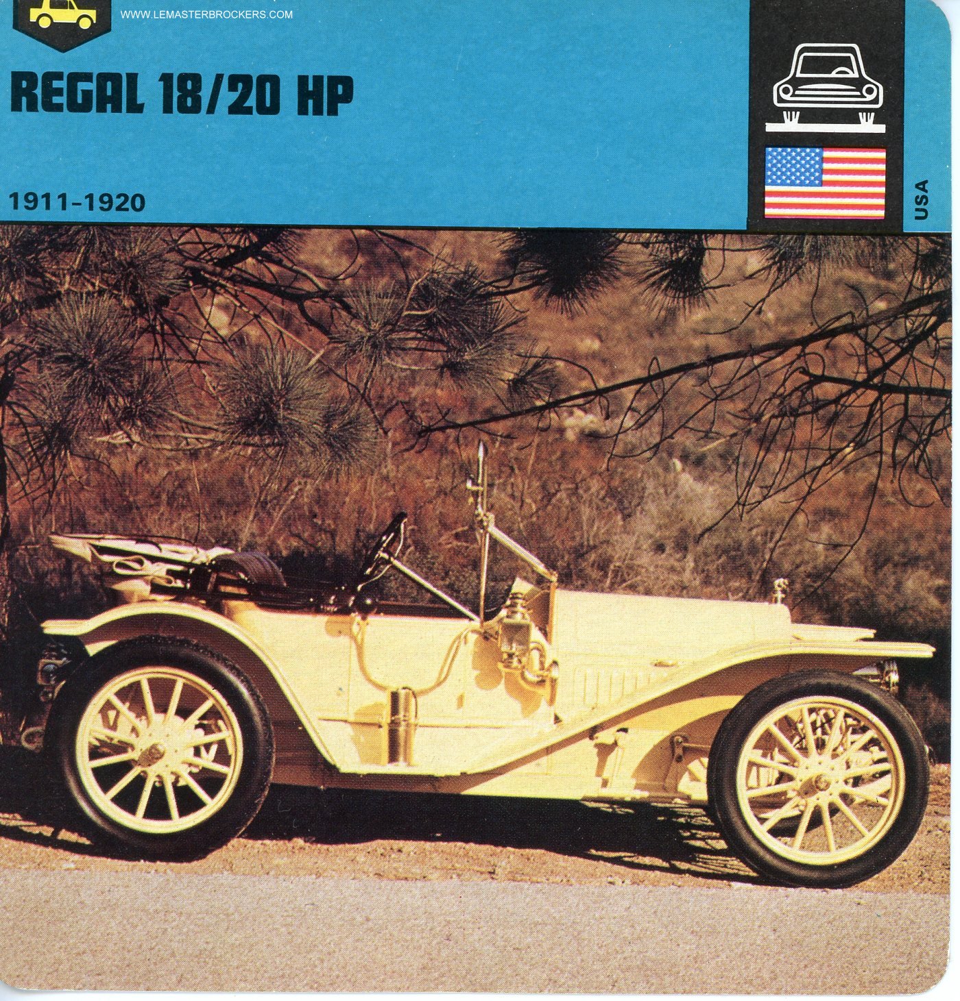 FICHE AUTO REGAL CARS-CARD-PICTURE-LEMASTERBROCKERS
