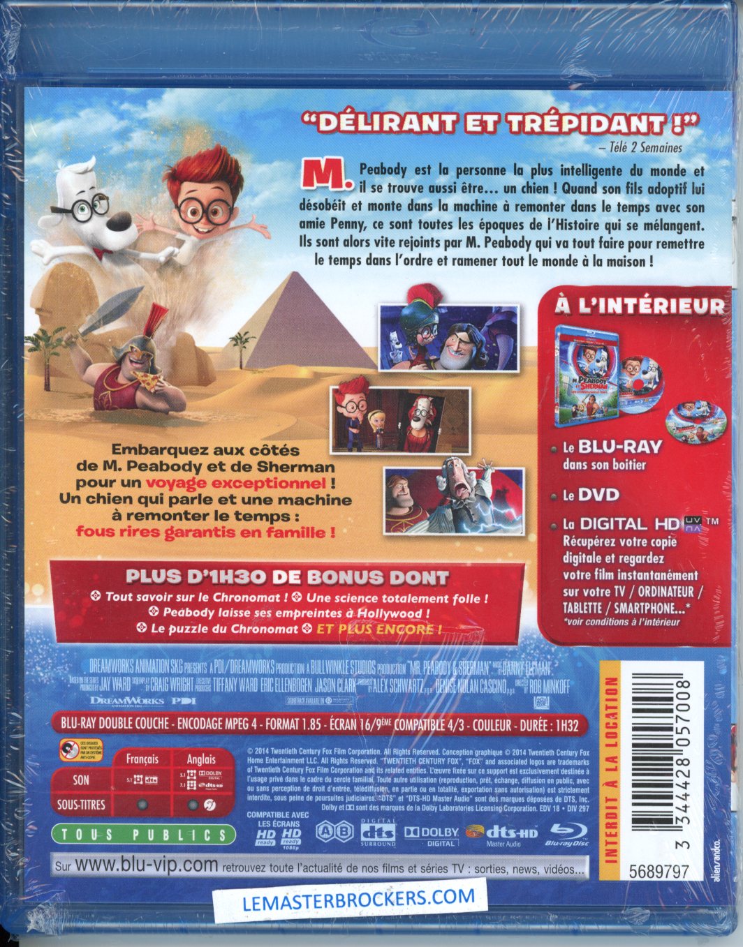 M PEABOFY ET SHERMAN BLU-RAY 3344428057008