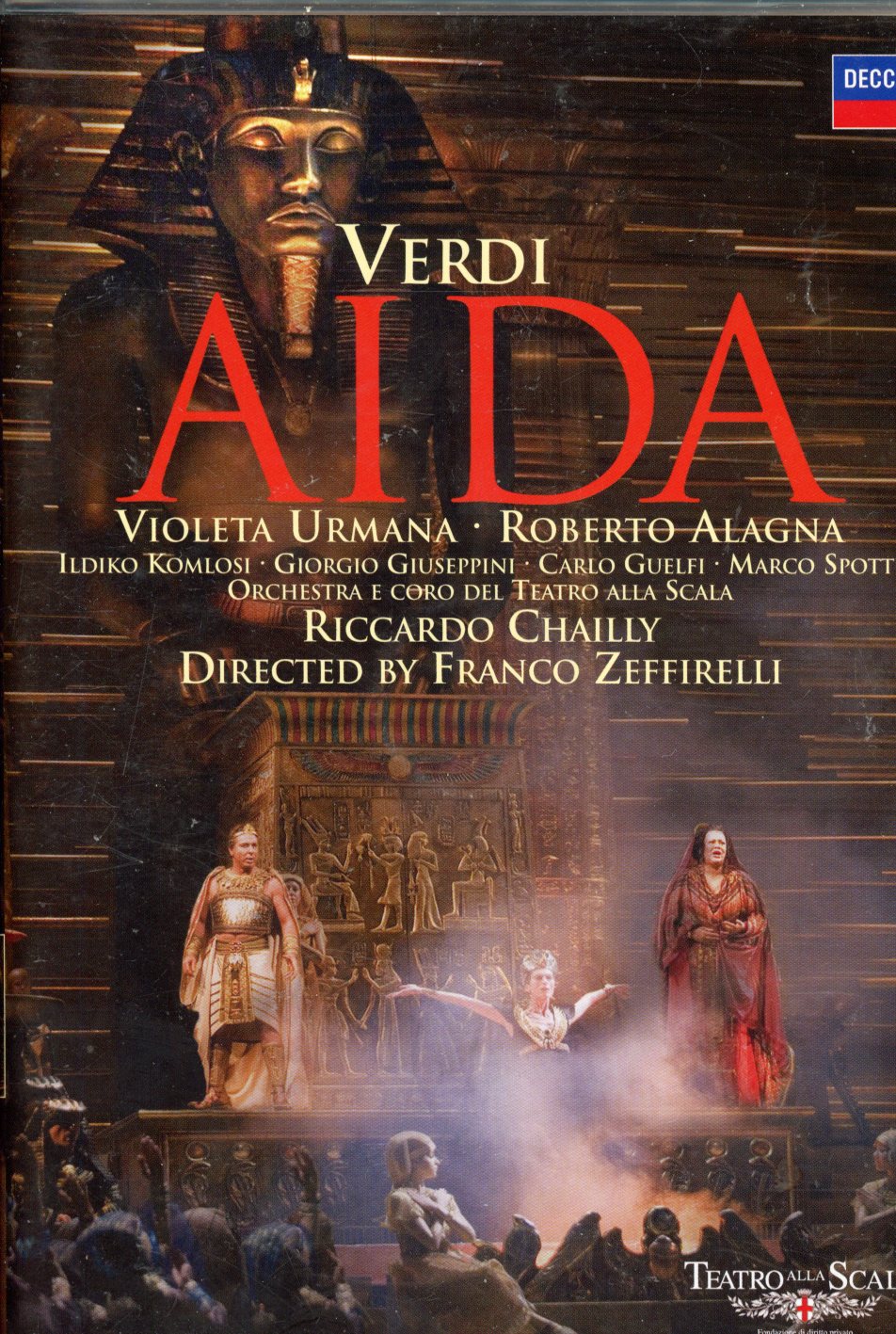 VERDI AIDA VIOLETTA URMANA ROBERTO ALAGNA 044007432099