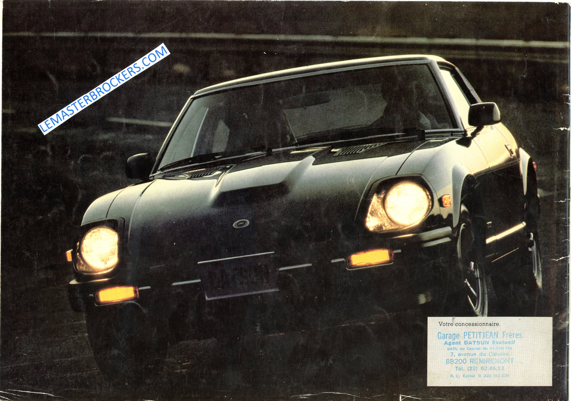 DATSUN 280ZX 280 ZX ACHAT-VENTE BROCHURE AUTO-MOTO
