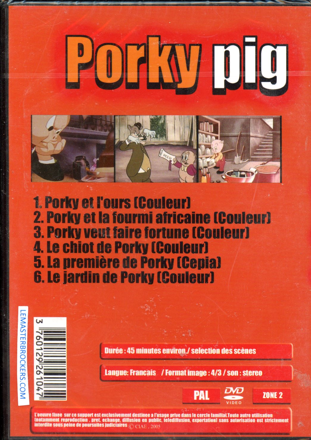3760129261047 DVD  PORKY PIG VOL.2
