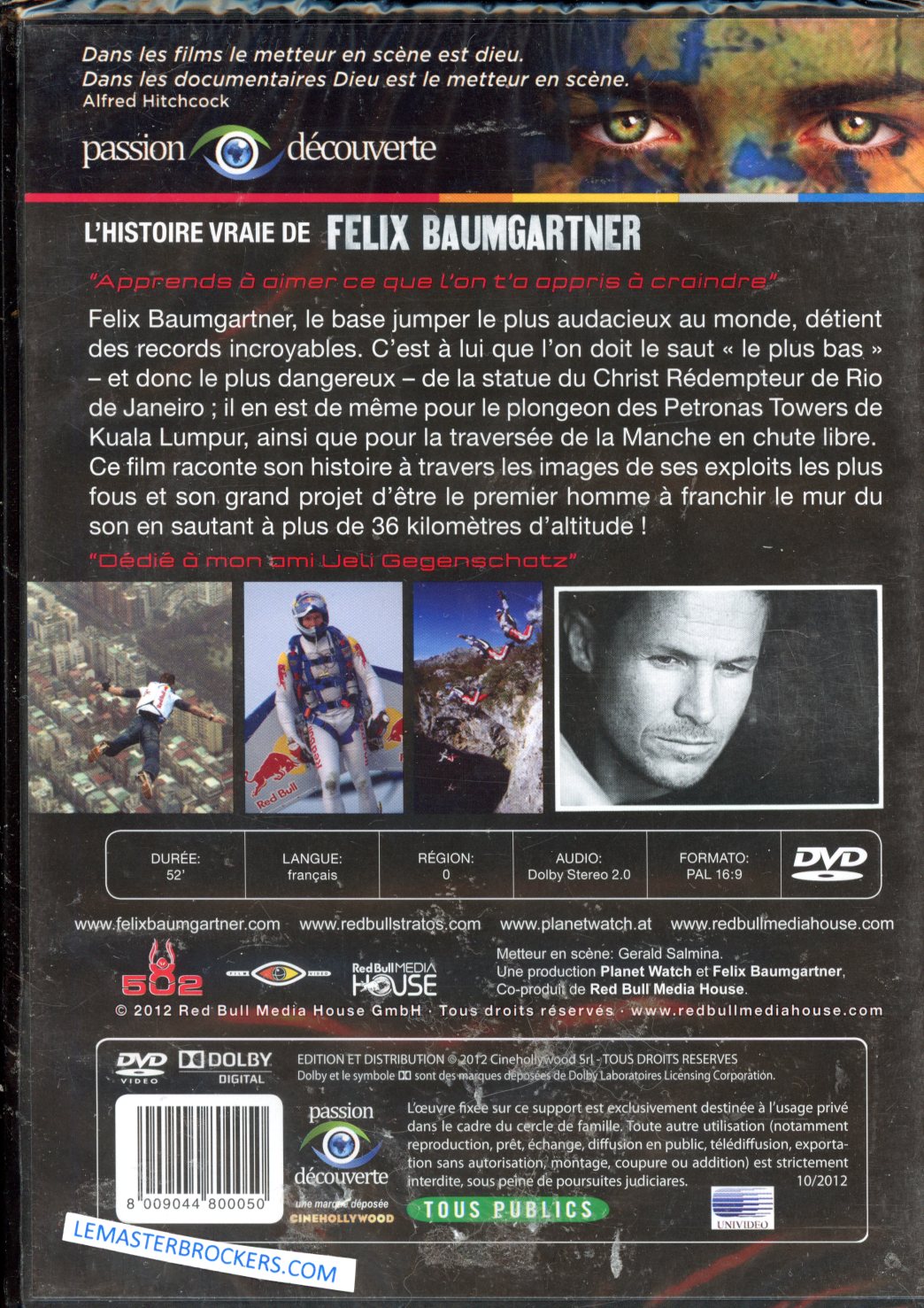 8009044800050 HISTOIRE VRAIE DE FELIX BAUMGARTNER