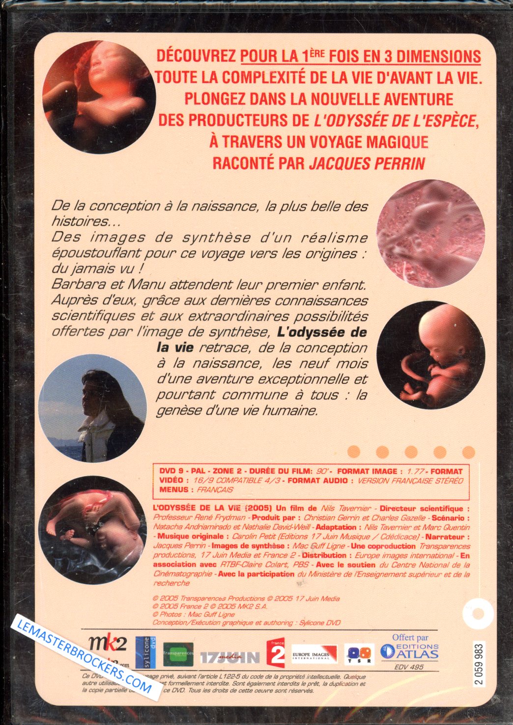 DVD ODYSSÉE DE LA VIE - NILS TAVERNIER