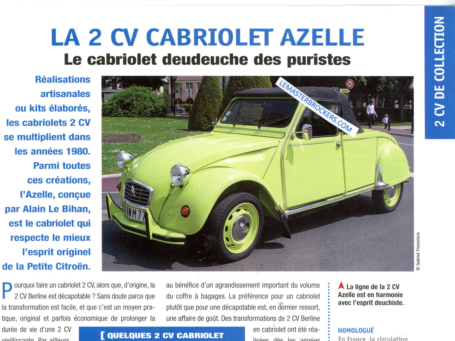 CITROEN 2CV CABRIOLET AZELLE