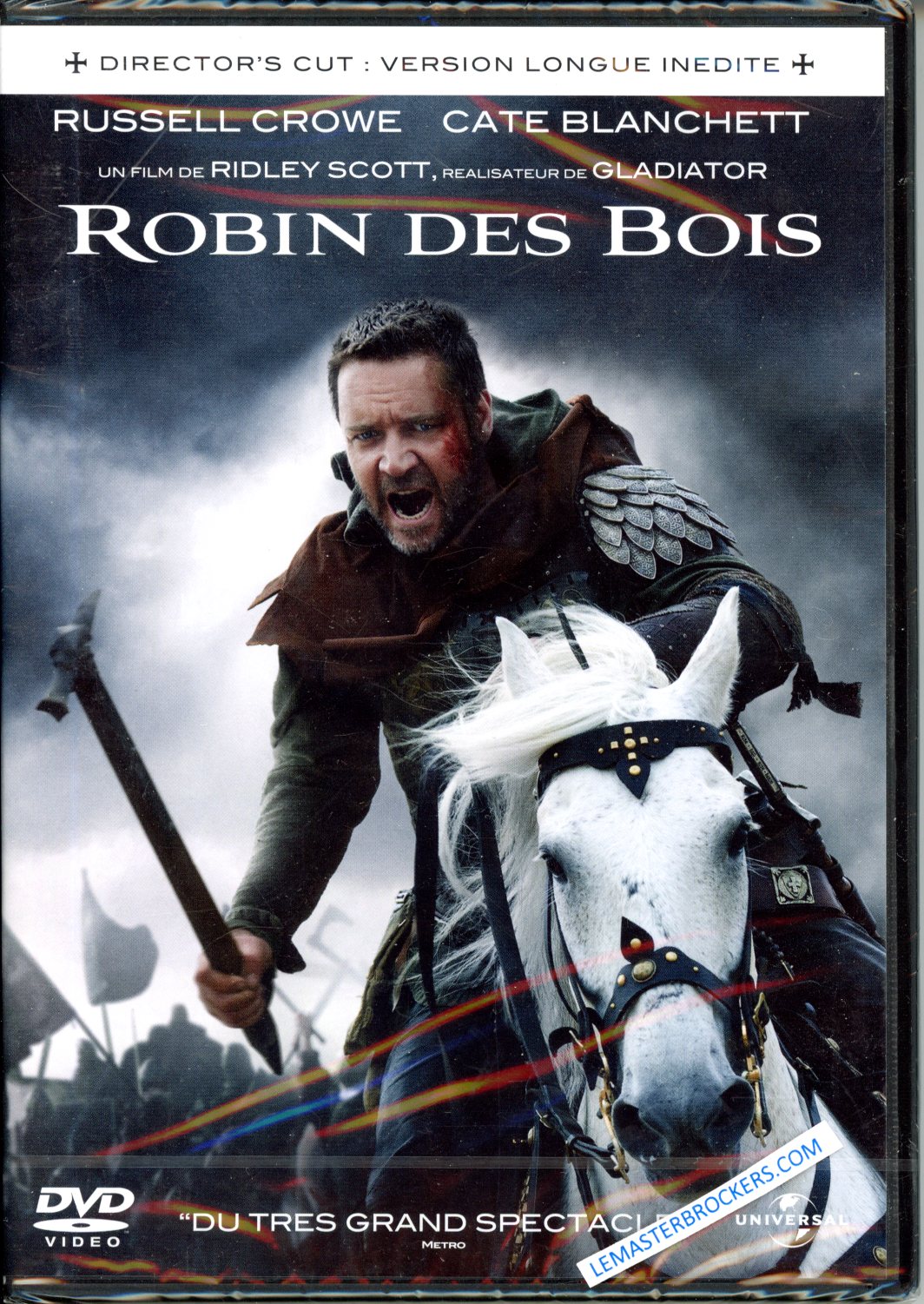 ROBIN DES BOIS AVEC RUSSELL CROWE DVD NEUF