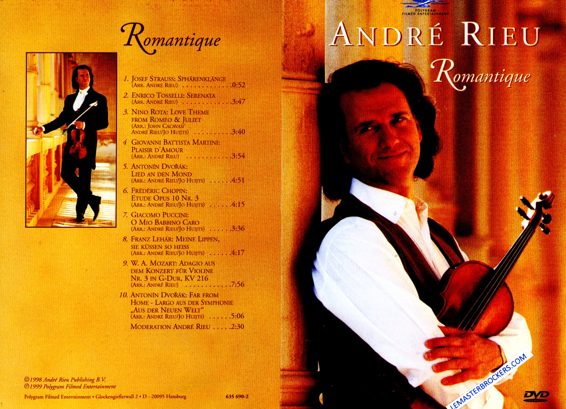 ANDRÉ RIEU ROMANTIQUE DVD OCCASION 780063569026