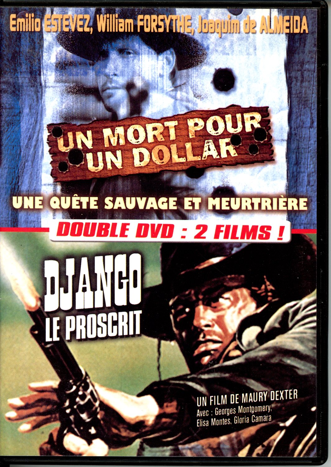 UN MORT POUR UN DOLLAR - DJANGO LE PROSCRIT - DVD OCCASION