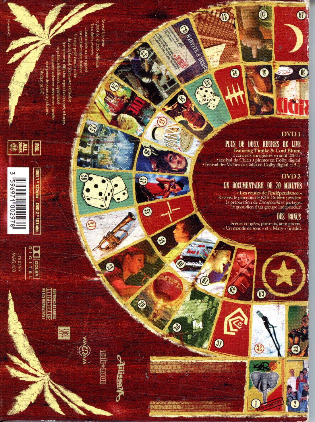 K2R RIDDIM DVD OCCASION 3596971002978