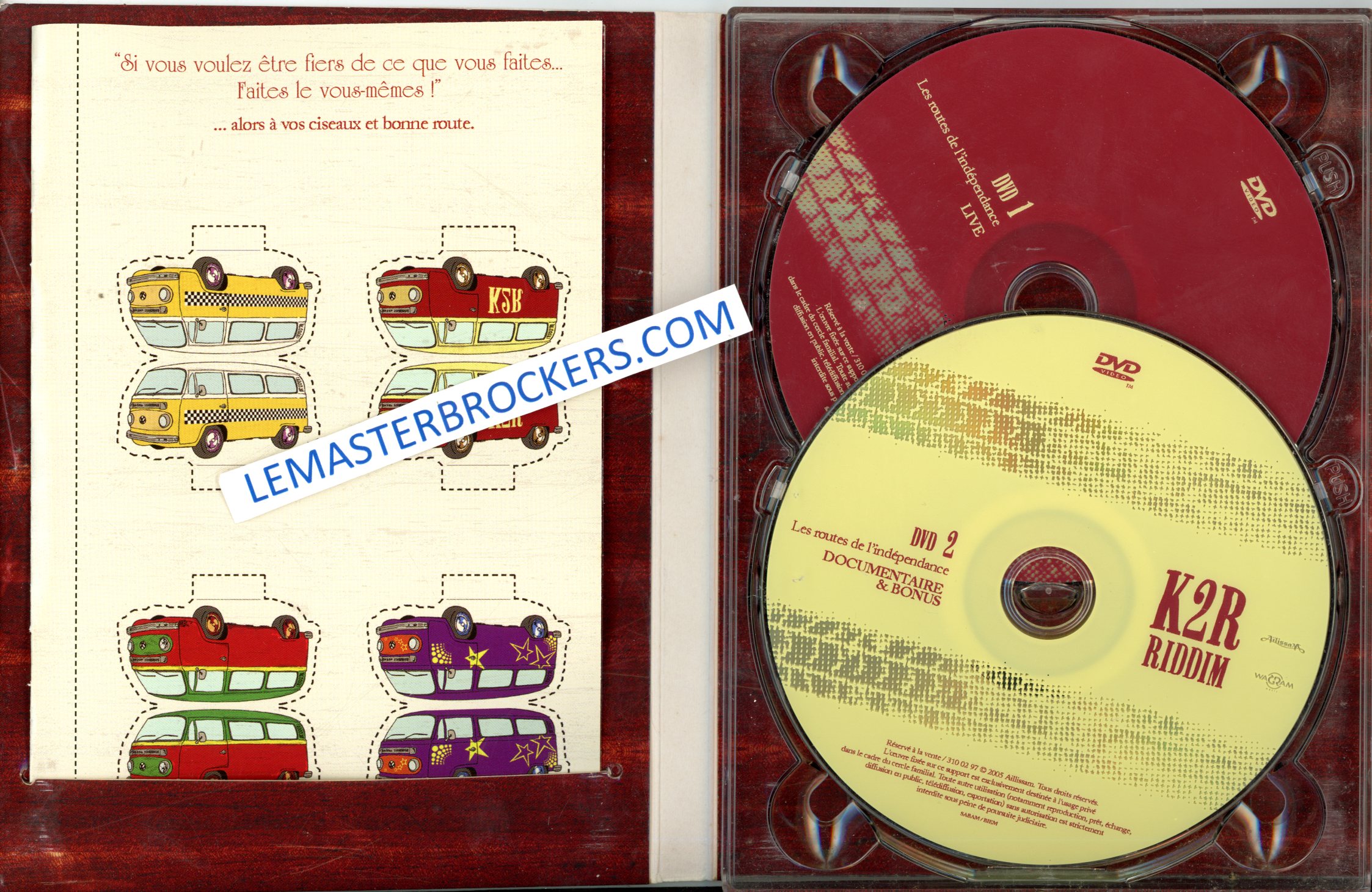 K2R RIDDIM DVD LIVE ET COMMENTAIRE ET BONUS