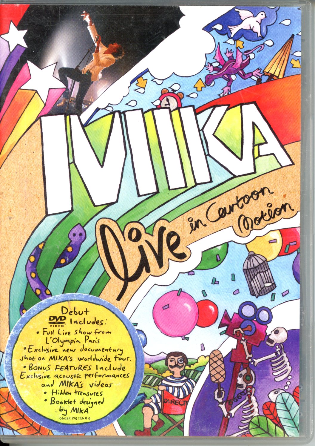 MIKA LIVE IN CARTOON NOTION EN DVD ET 1 CD