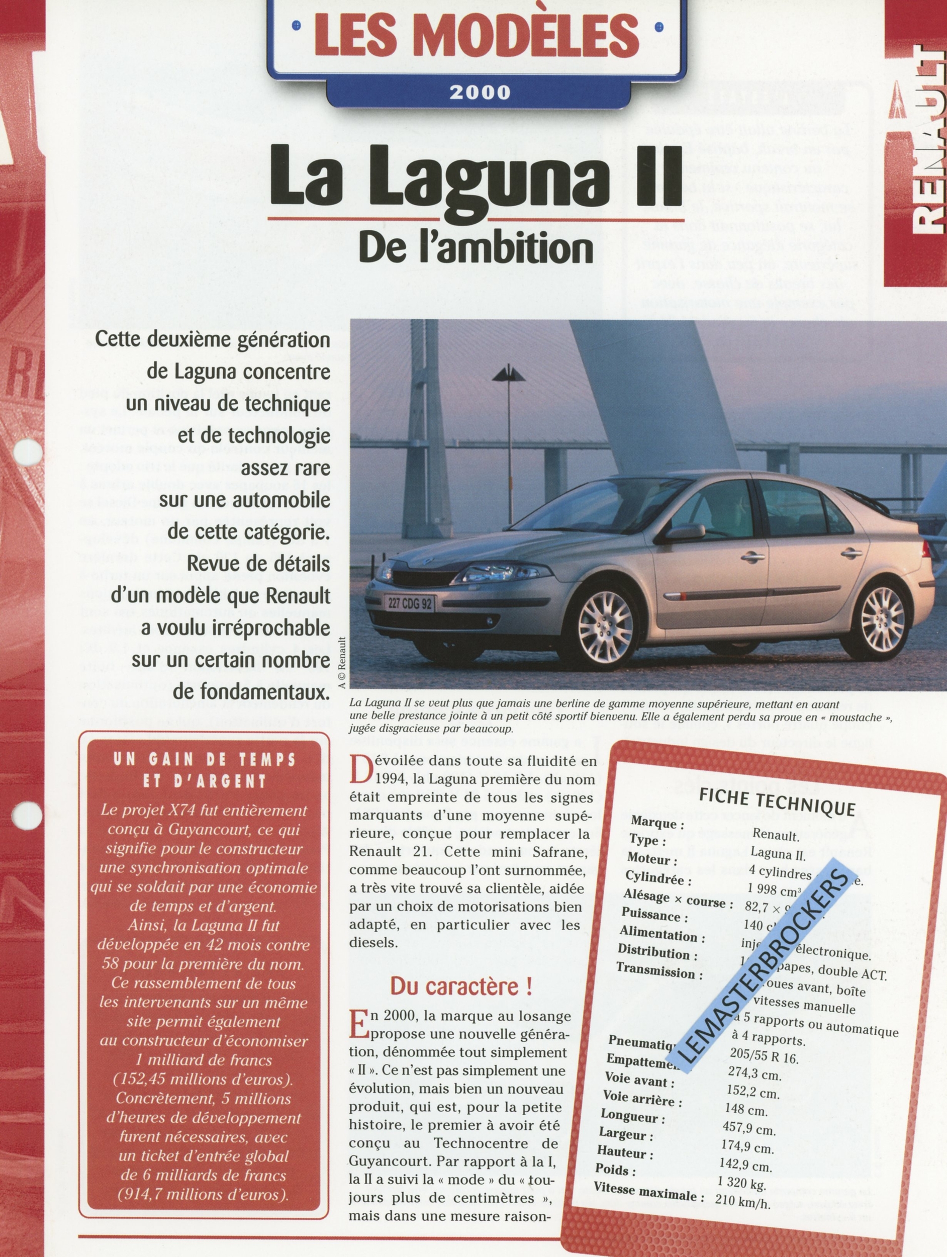 RENAULT-LAGUNA-Fiche-auto-lemasterbrockers-cars-HACHETTE-2000
