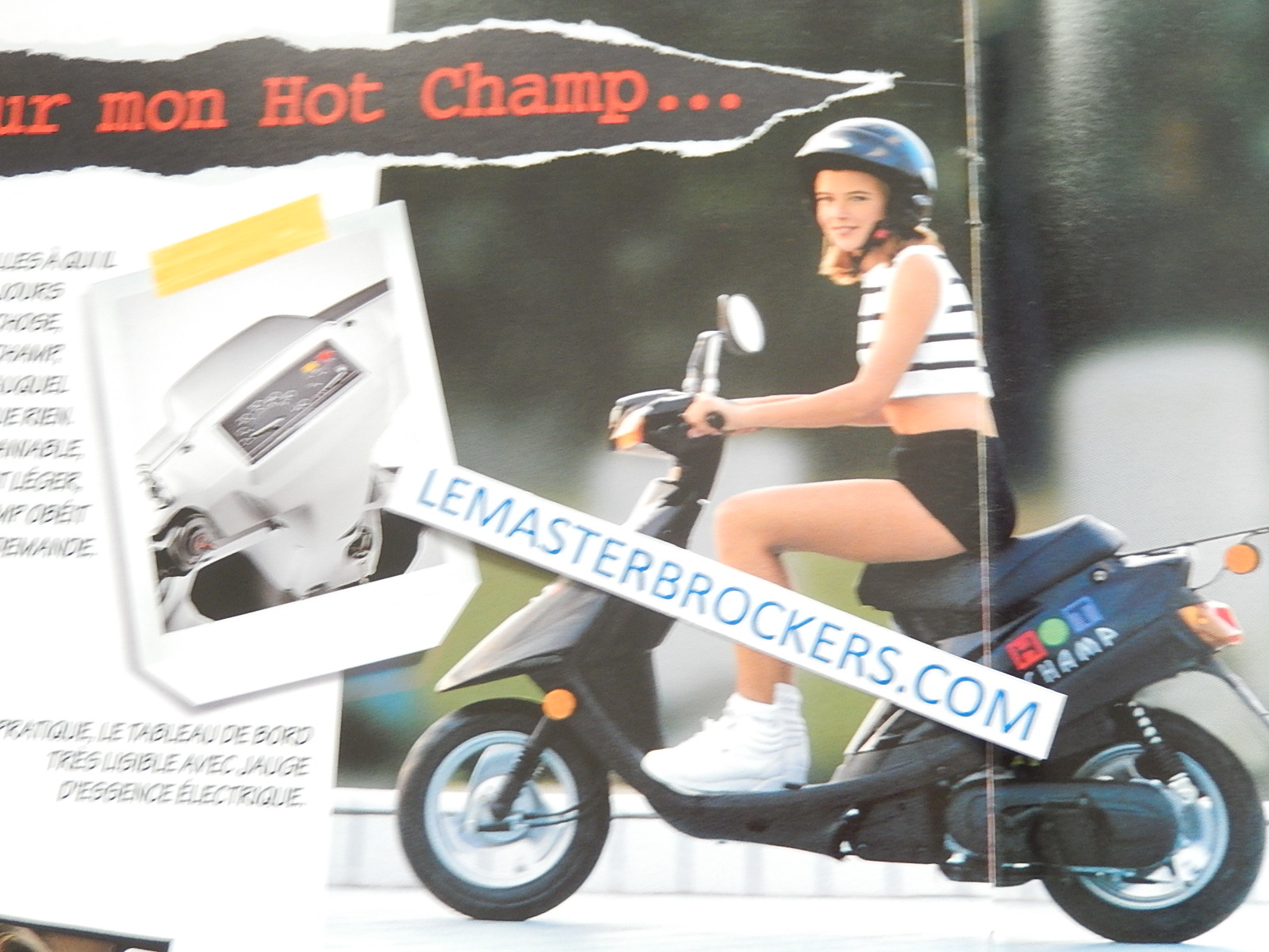 BROCHURE MBK SCOOTER 1995 HOT CHAMP