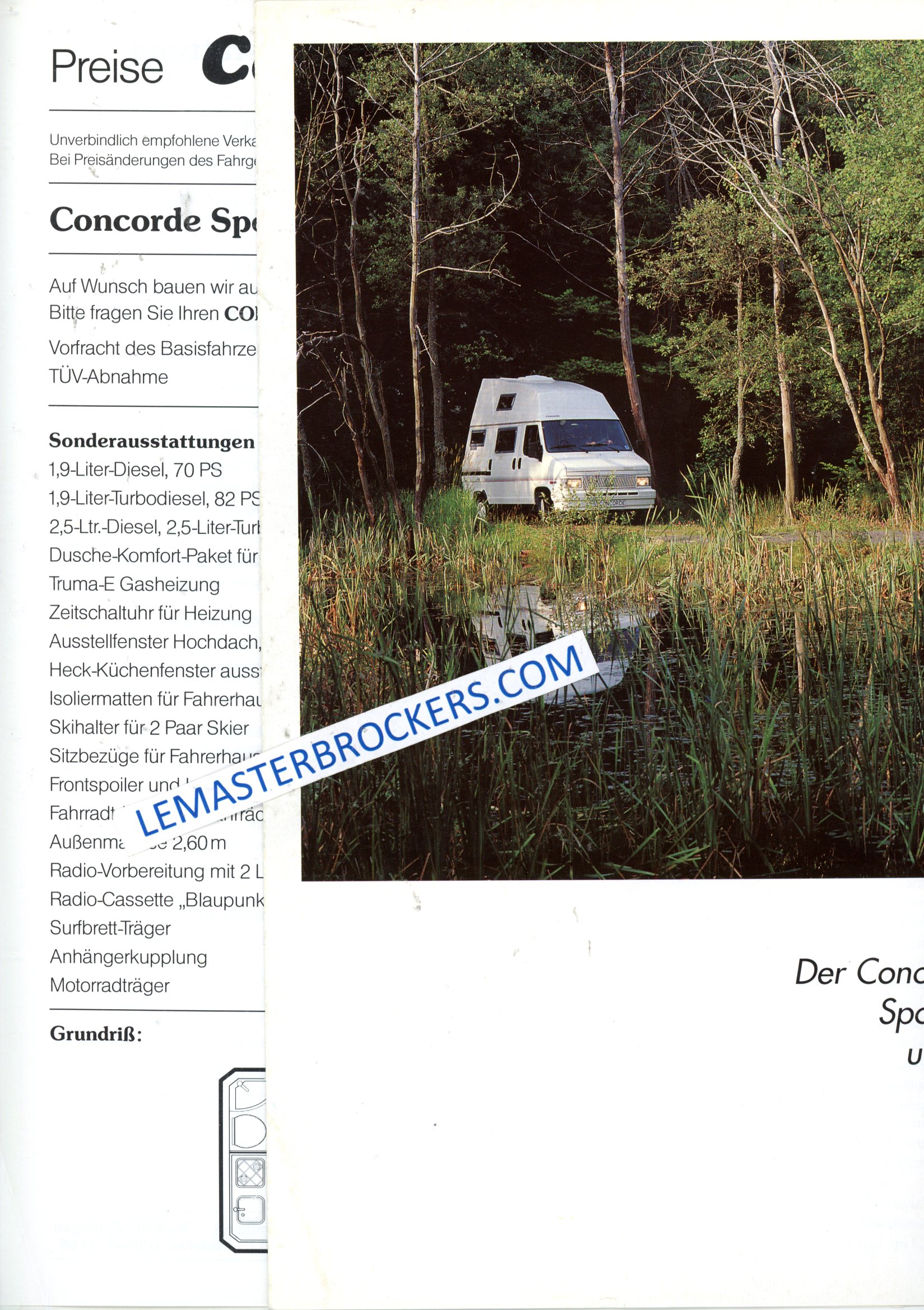 brochure camping-car yountimers concorde c25