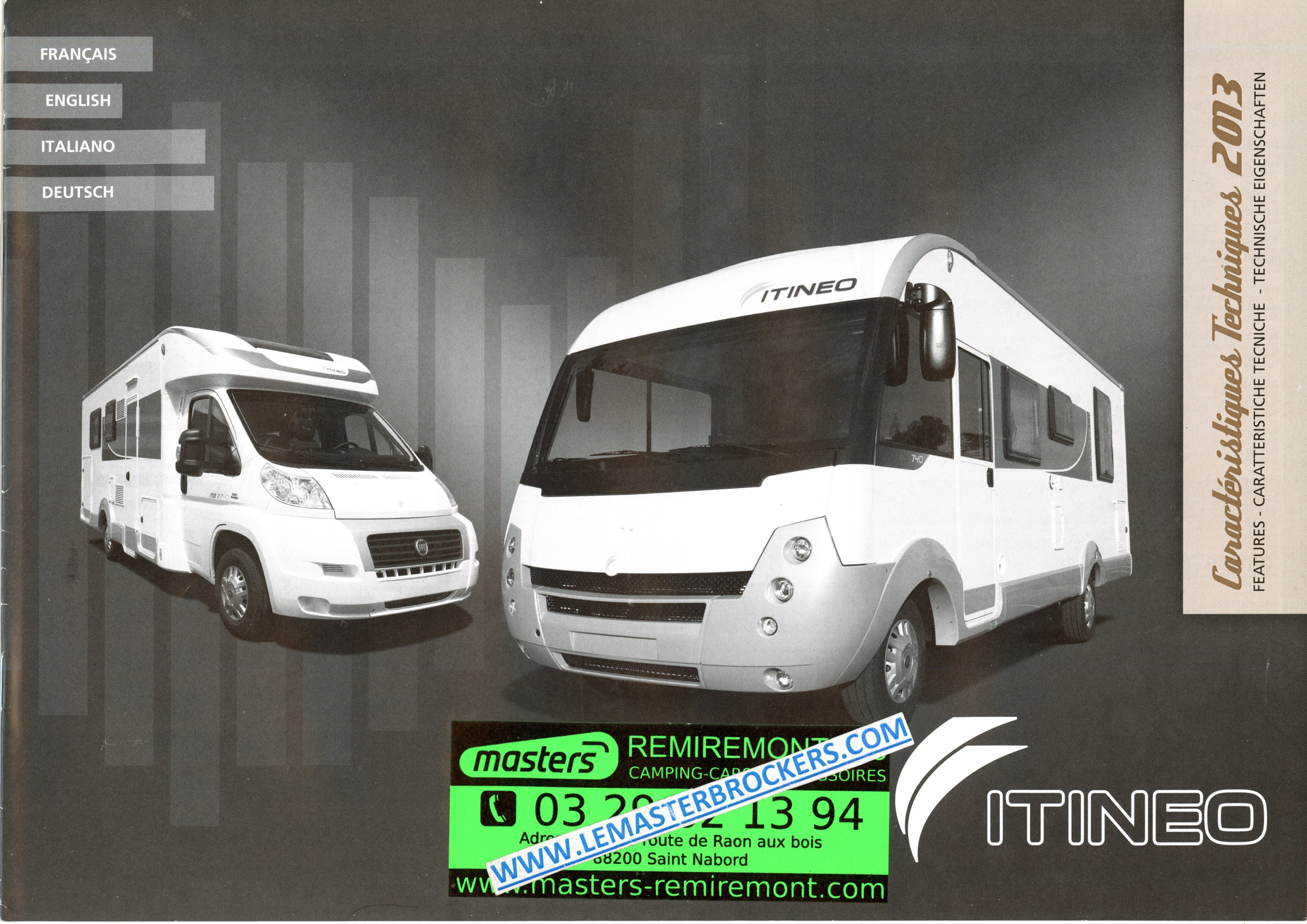 ITINEO CATALOGUE 2013