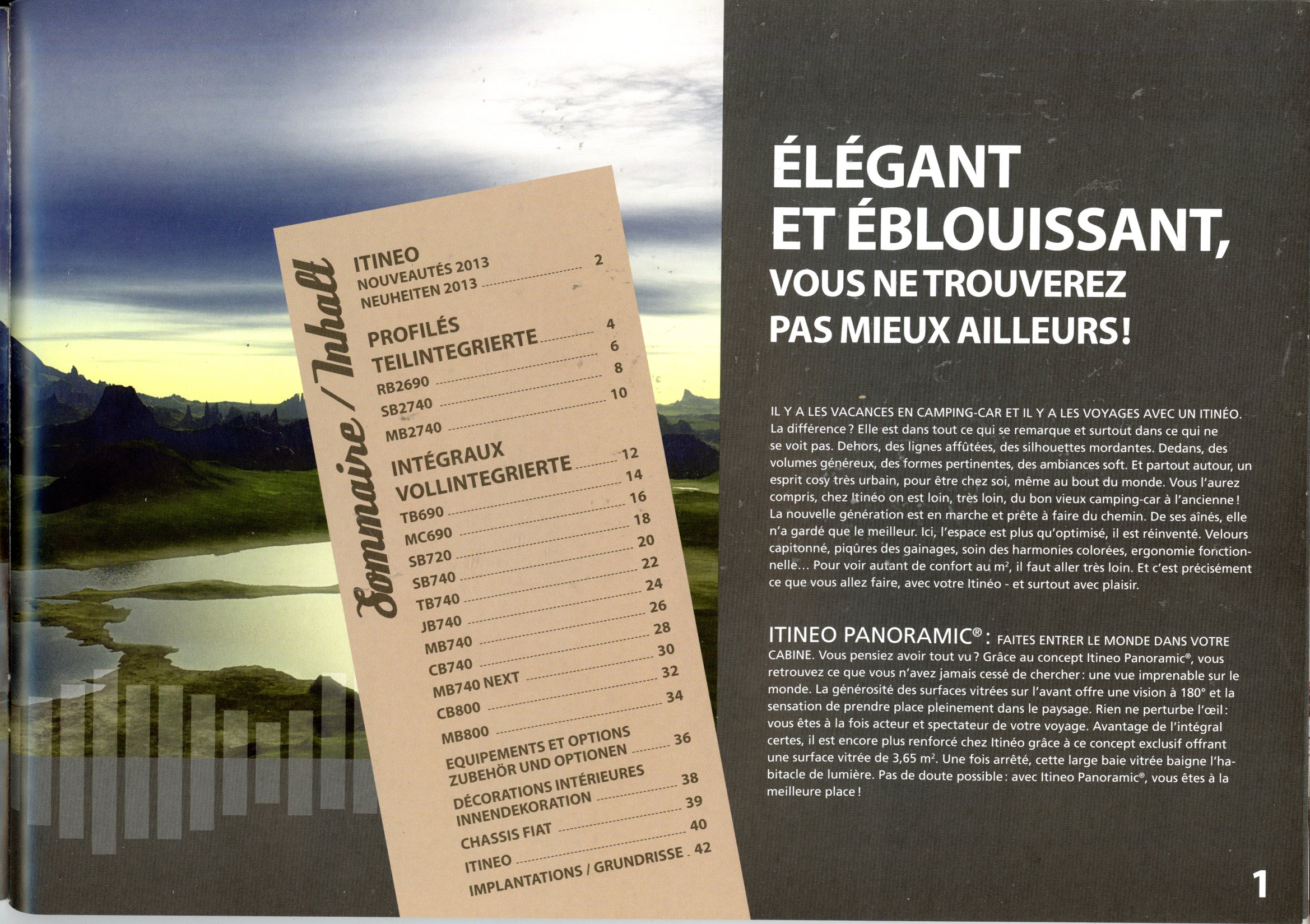 brochure ITINEO CATALOGUE 2013 camping-cart