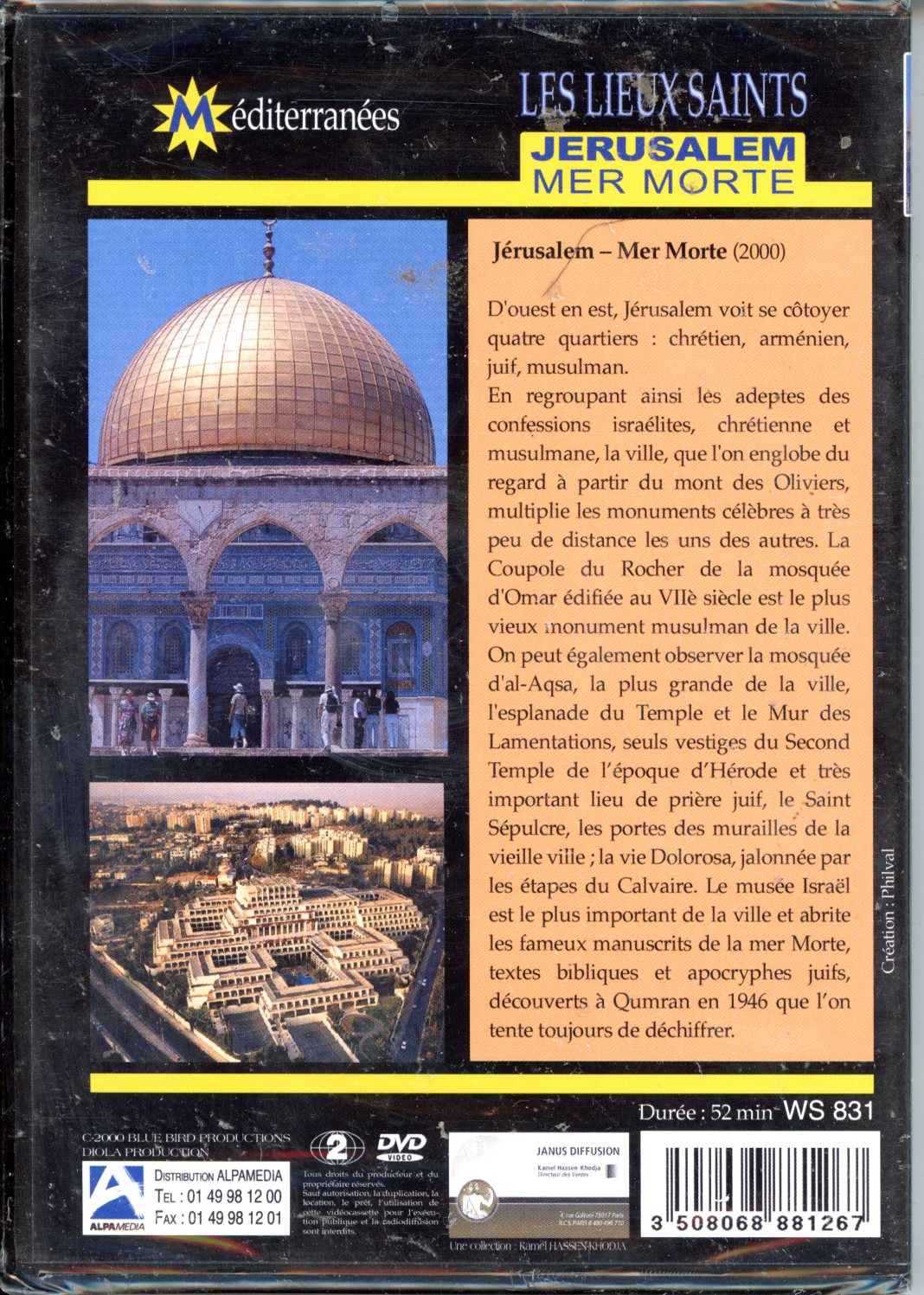 LIEUX SAINTS JERUSALEM 3508068881267 dvd