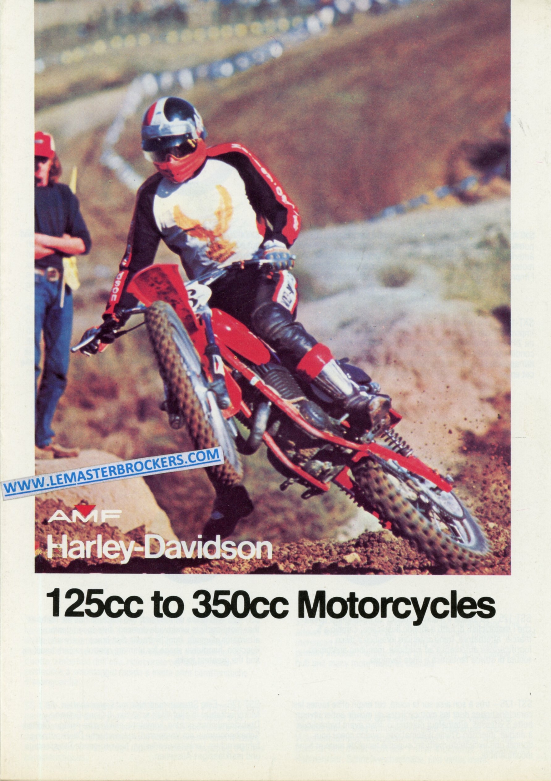 AMF HARLEY DAVIDSON 125cc TO 350cc MOTORCYCLES