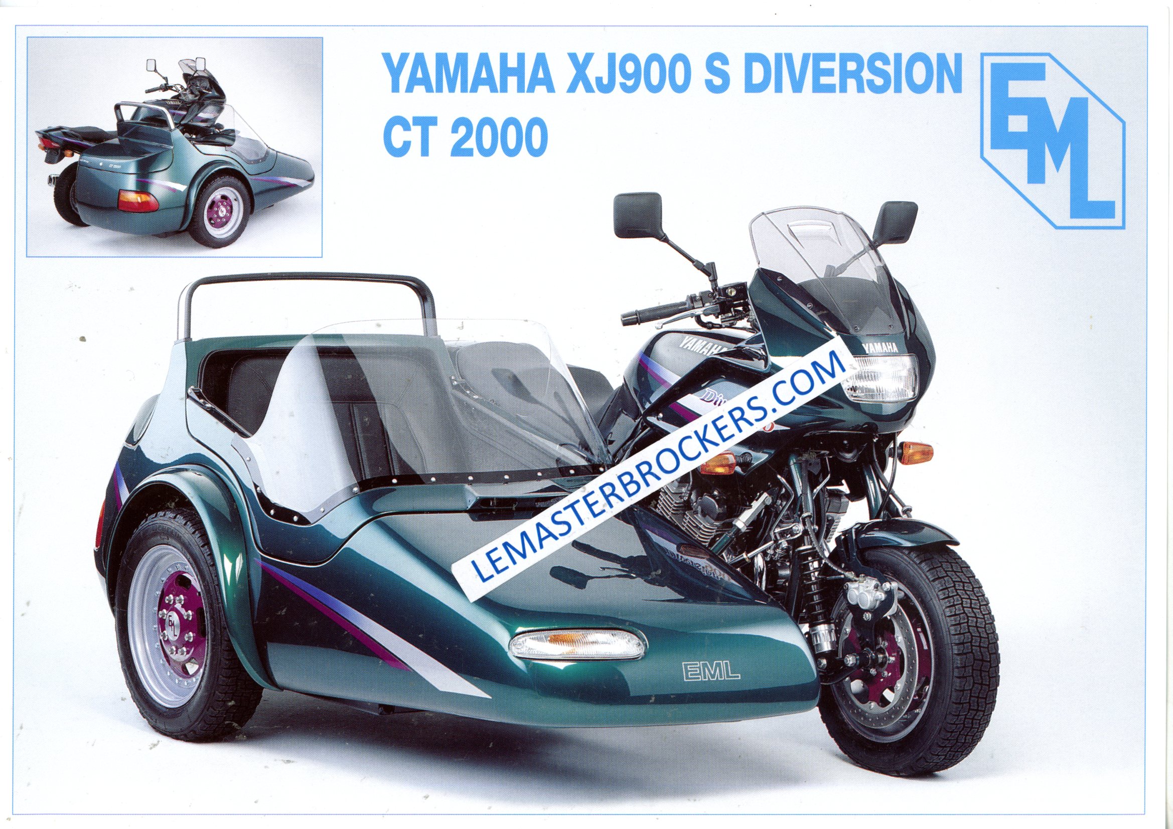 YAMAHA XJ 900 S XJ900S DIVERSION CT2000 EML SIDE-CAR