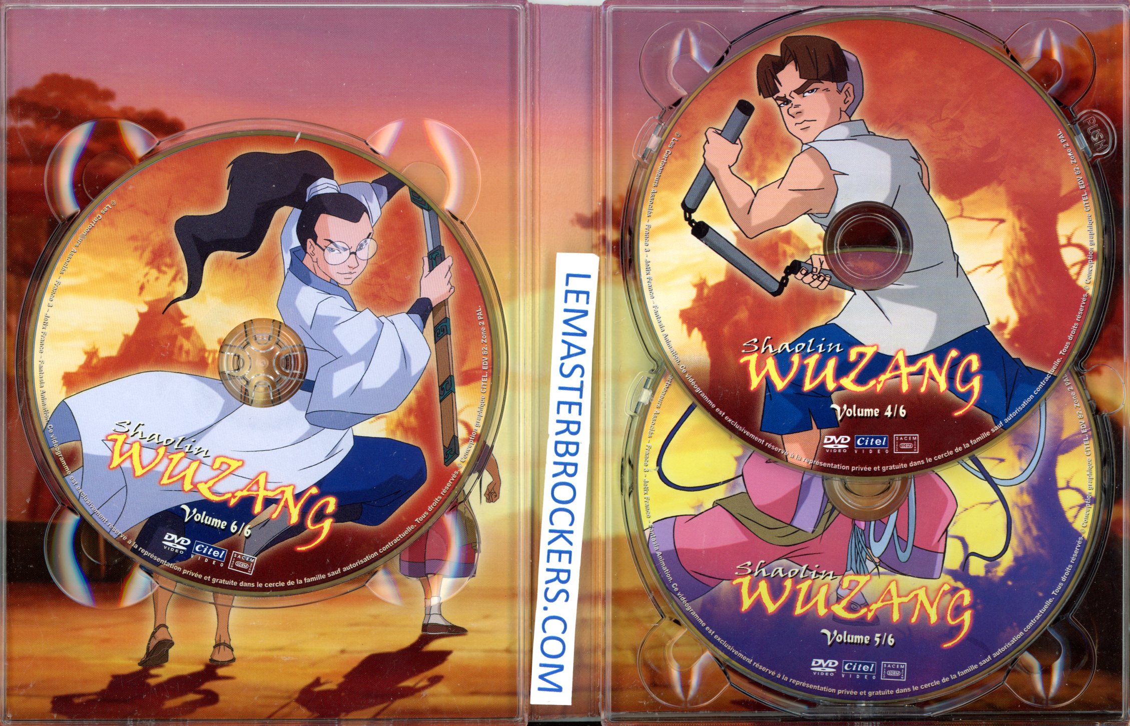 COFFRET DVD SHAOLIN WUZANG PARTI 2-2 dvd 3309450028082