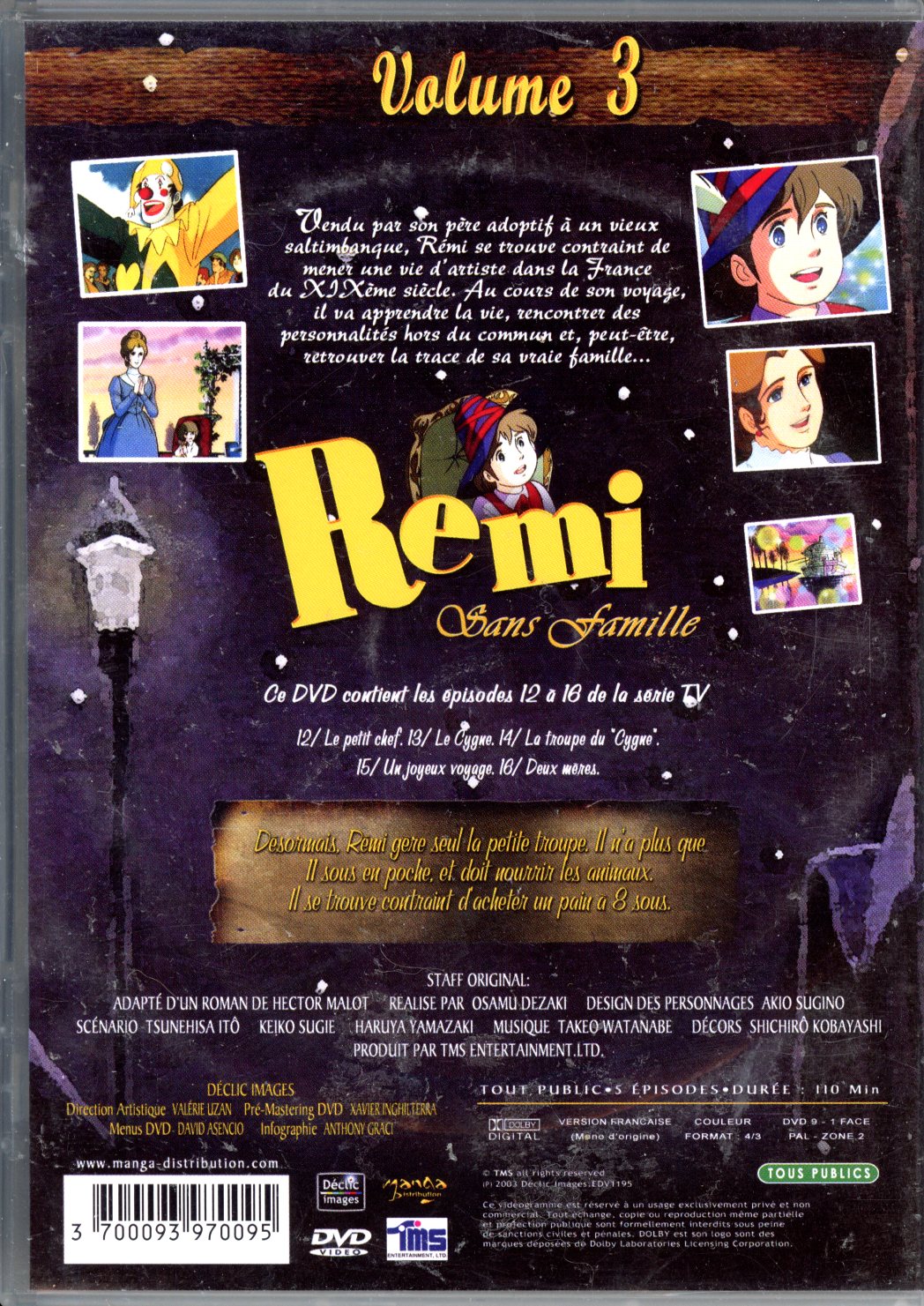 REMI SANS FAMILLE VOLUME 3 dvd 3700093970095
