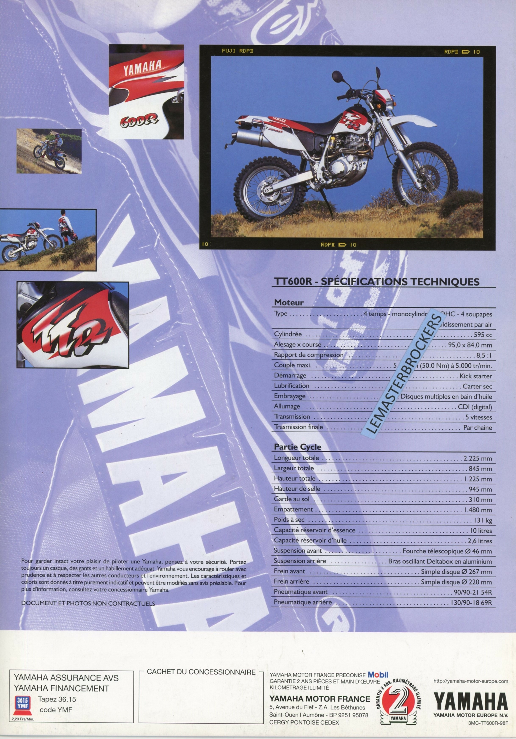 YAMAHA-TT600R-BROCHURE-CATALOGUE-MOTO-1998-LEMASTERBROCKERS