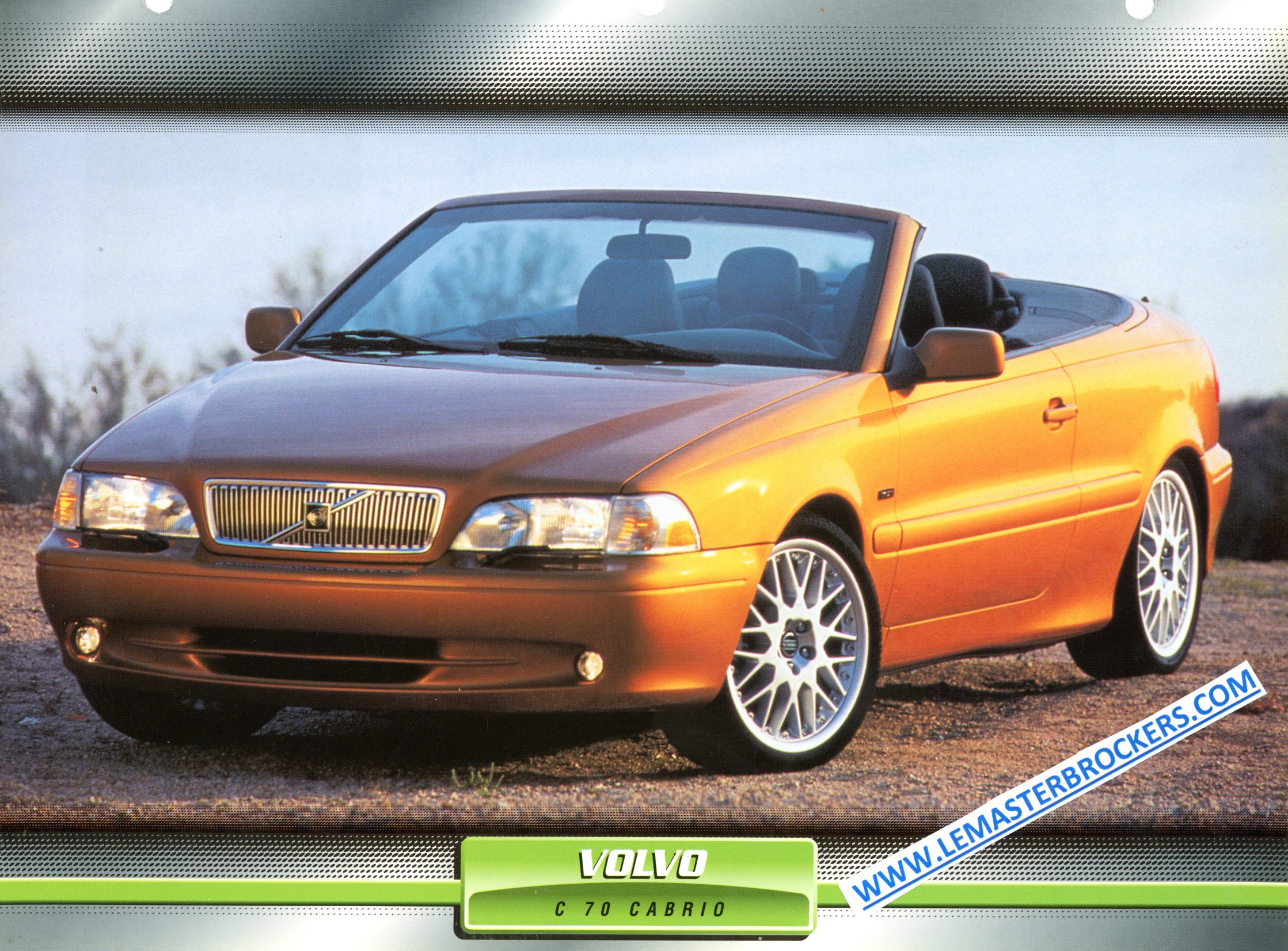 VOLVO C 70 C70 CABRIO 1998 - FICHE AUTO