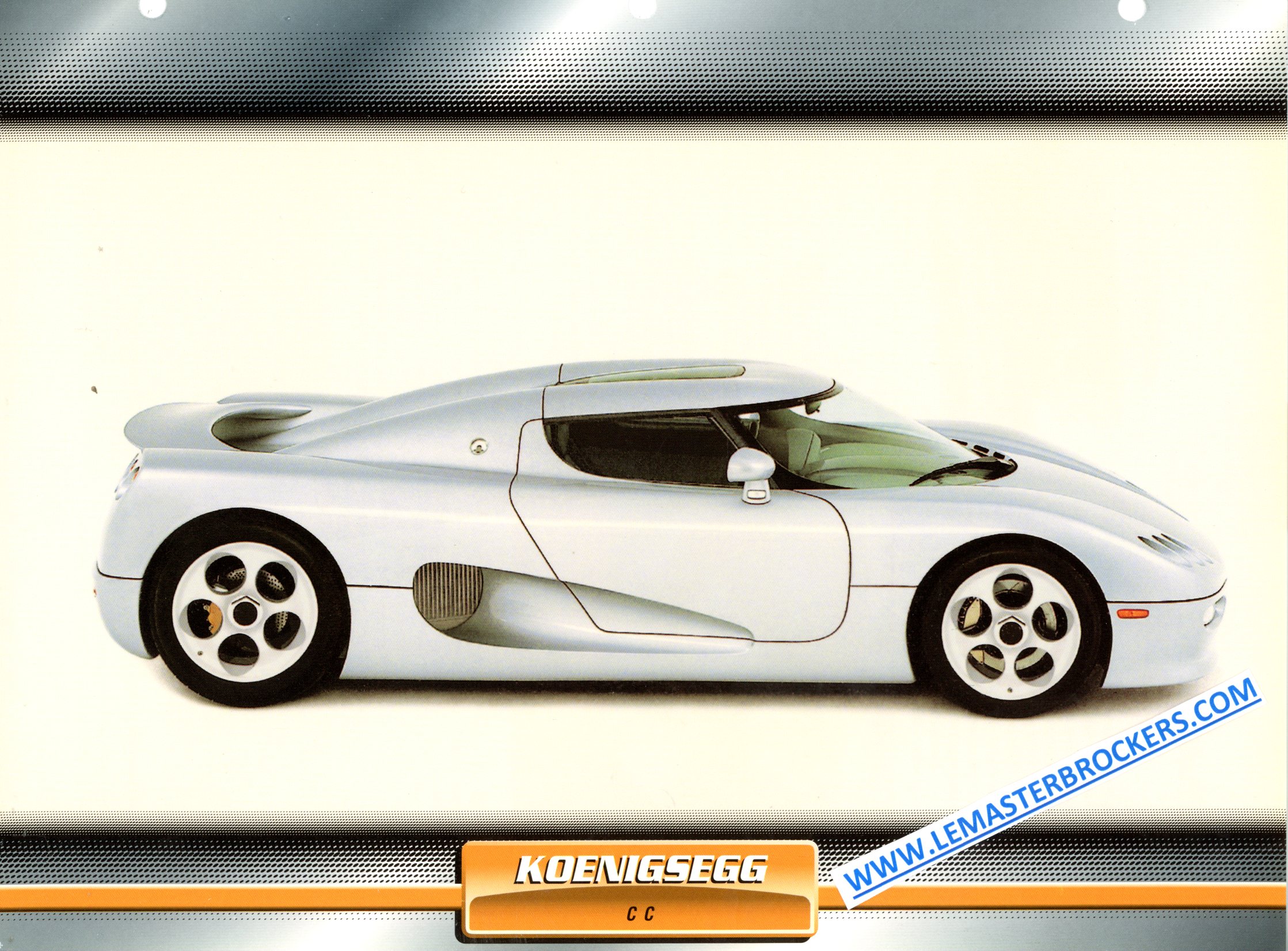FICHE AUTO KOENIGSEGG CC PROTOTYPE 2000