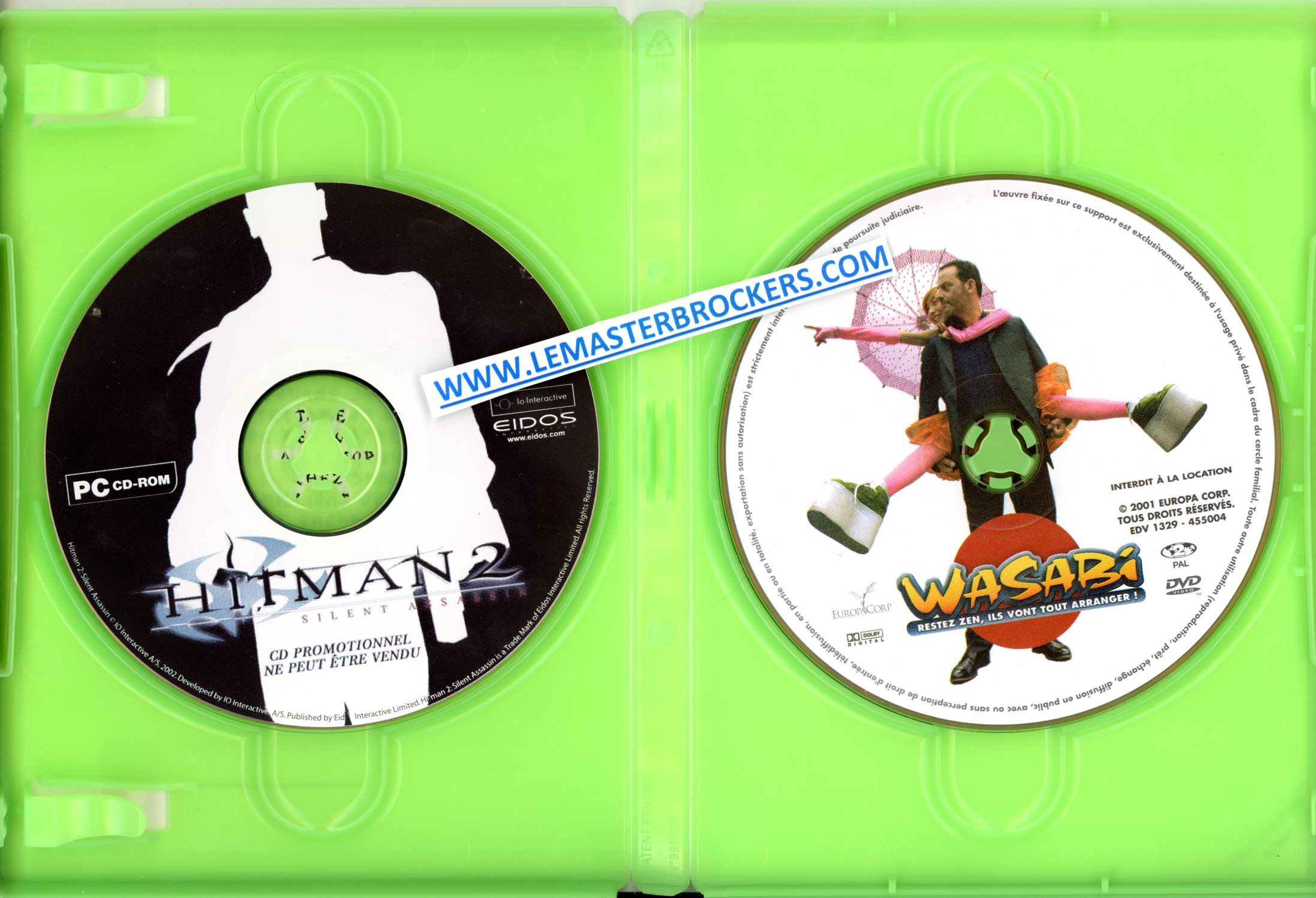 DVD WASABI   PC CD-ROM HITMAN 2 DEMO