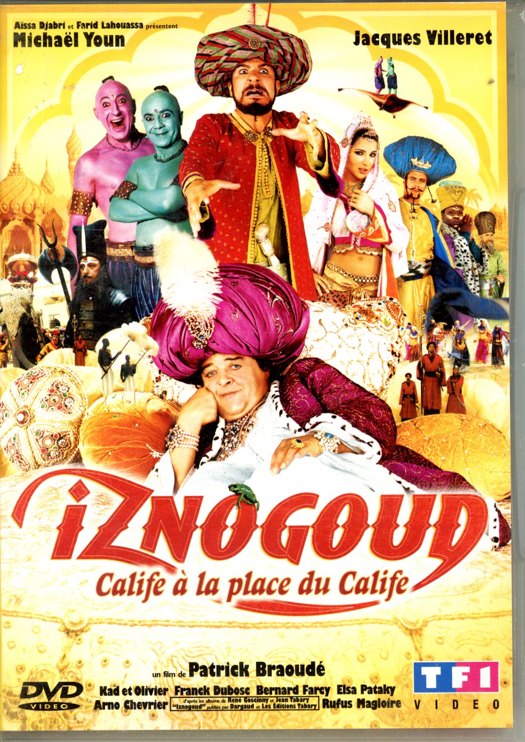 dvd IZNOGOUD AVEC PATRICK BRAOUDÉ