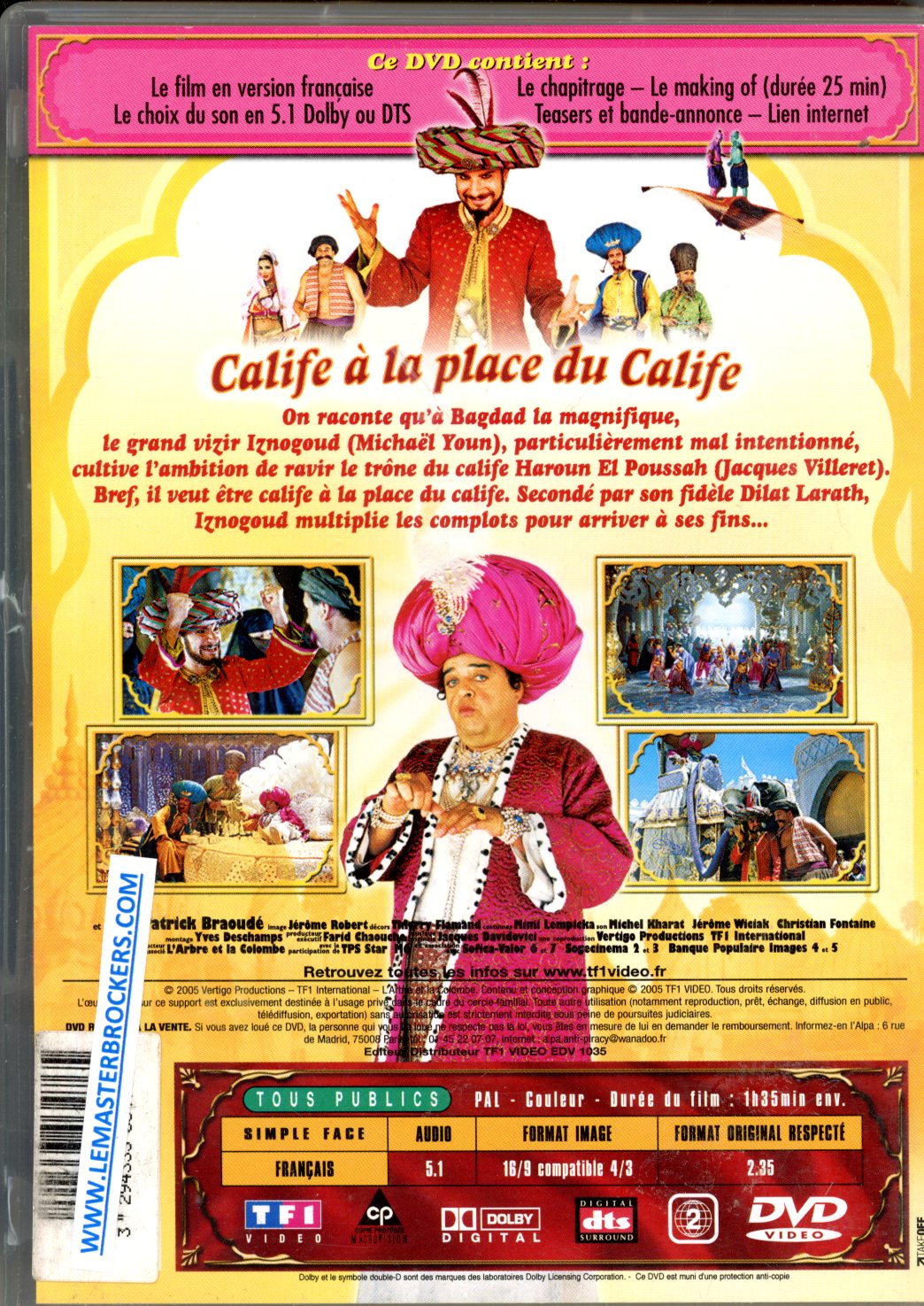 IZNOGOUD AVEC PATRICK BRAOUDÉ dvd