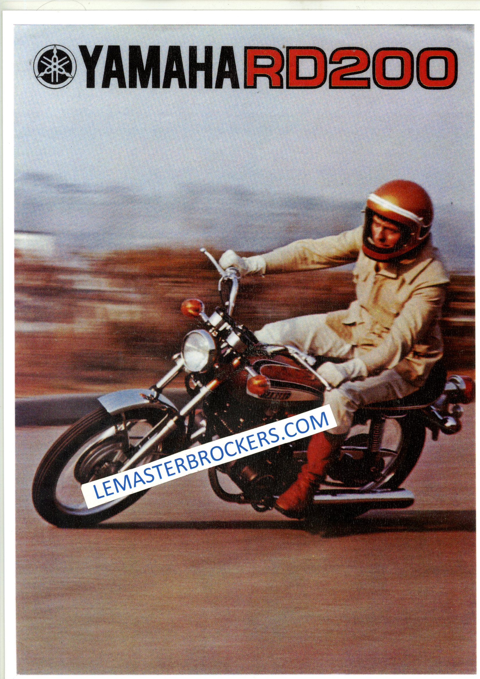 BROCHURE MOTO YAMAHA RD 200 RD200