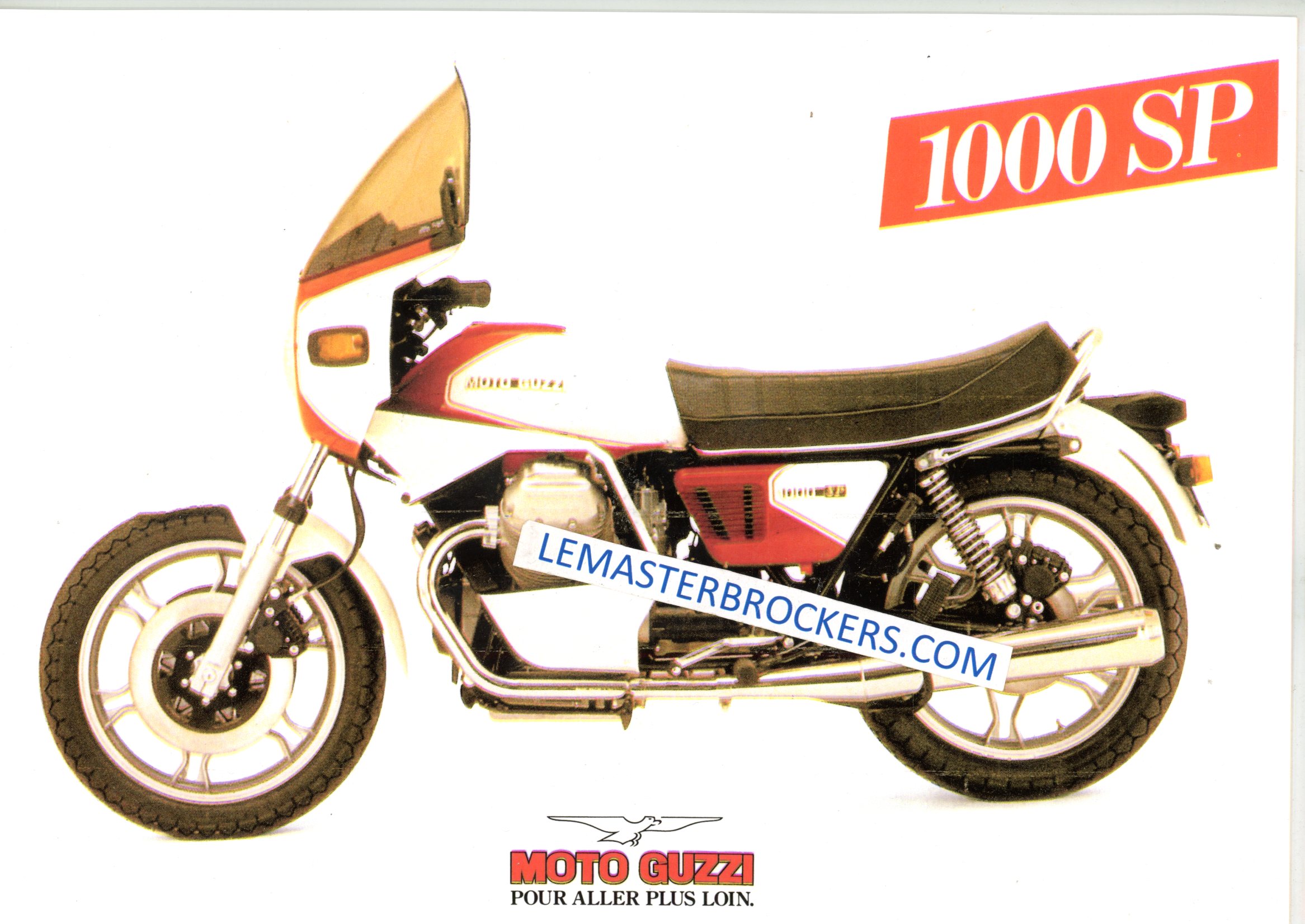 BROCHURE MOTO GUZZI 1000 SP 1000SP 1984