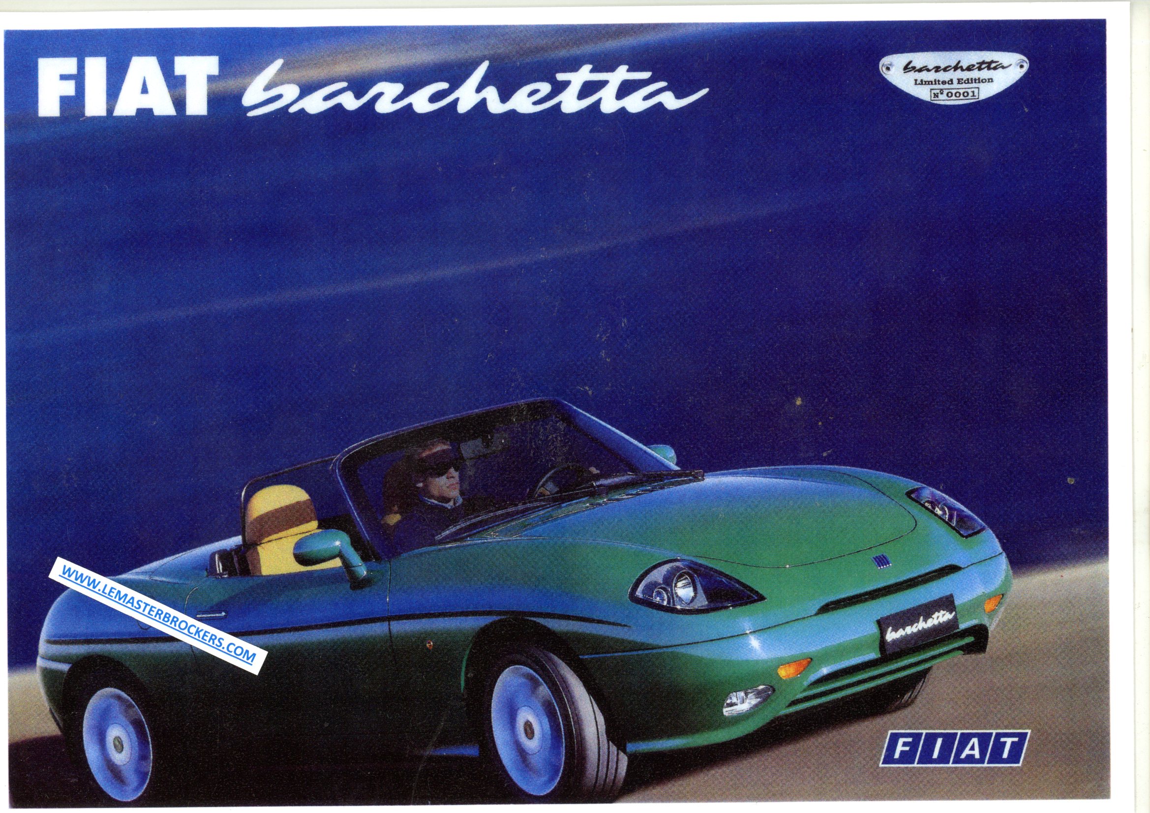 brochure FIAT BARCHETTA LIMITED EDITION 1998