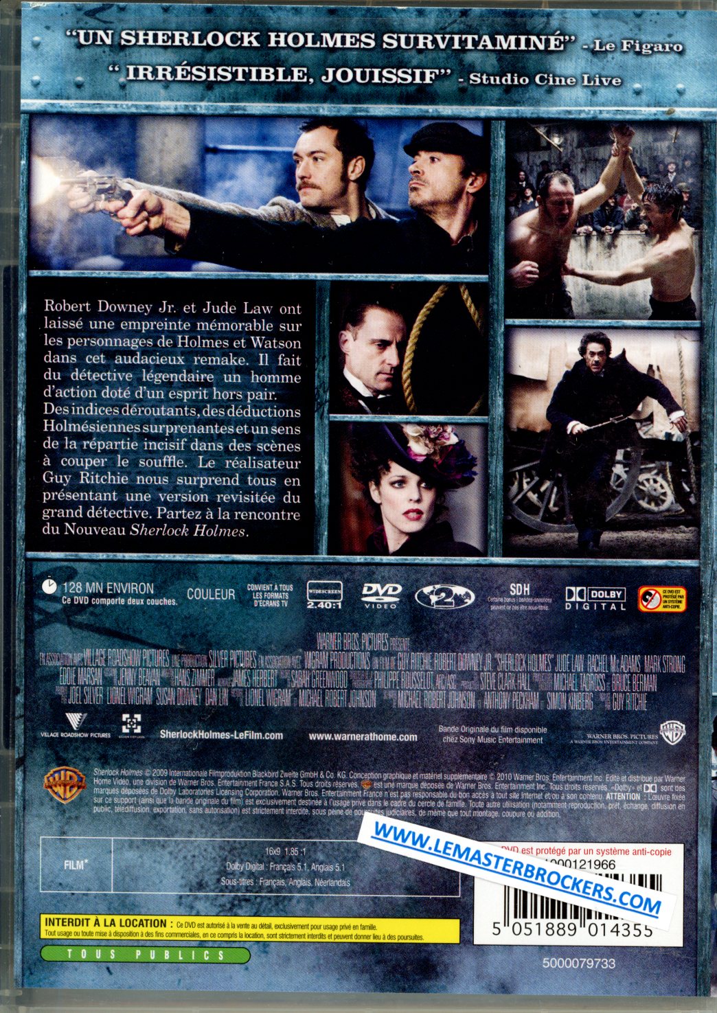 5051889014355 dvd SHERLOCK HOLMES