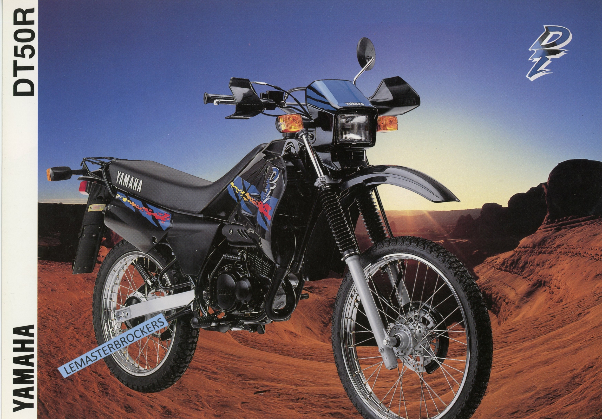 BROCHURE-YAMAHA-DT-50-TRAIL-DR50-1995-LEMASTERBROCKERS