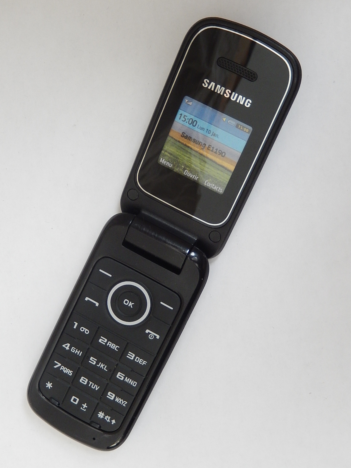 SAMSUNG E1190 TELEPHONE PORTABLE CLAPET FACTICE - MOBILES VINTAGE