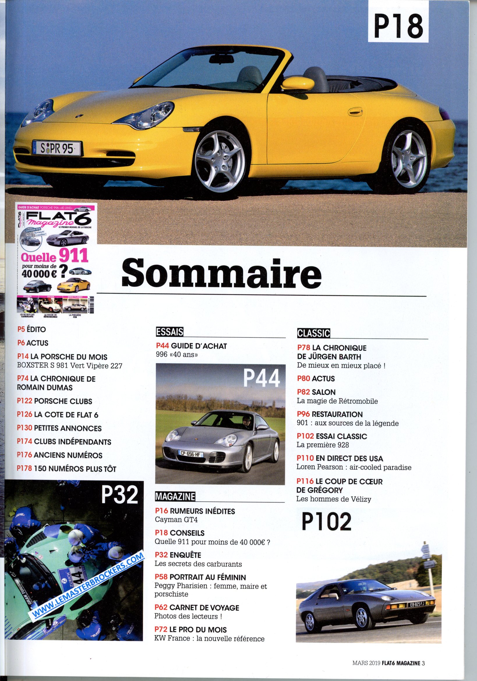 PORSCHE 928 ET PORSCHE 911