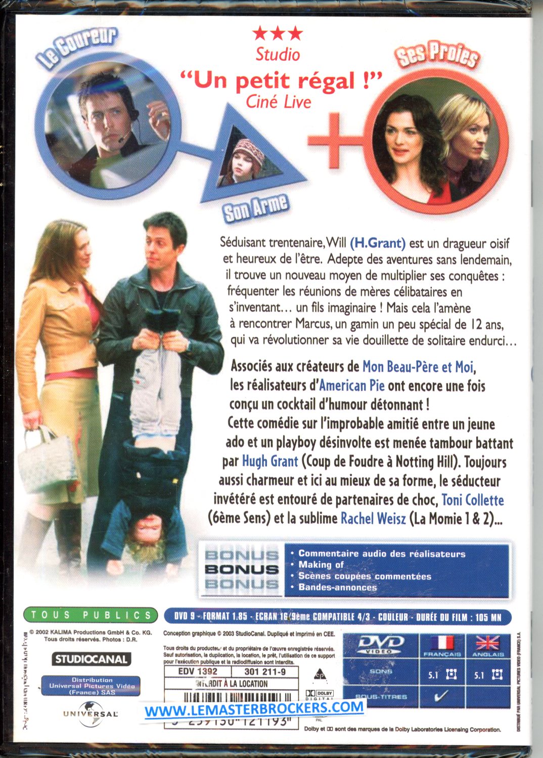 3259130121193 POUR UN GARCON AVEC HUGH GRANT