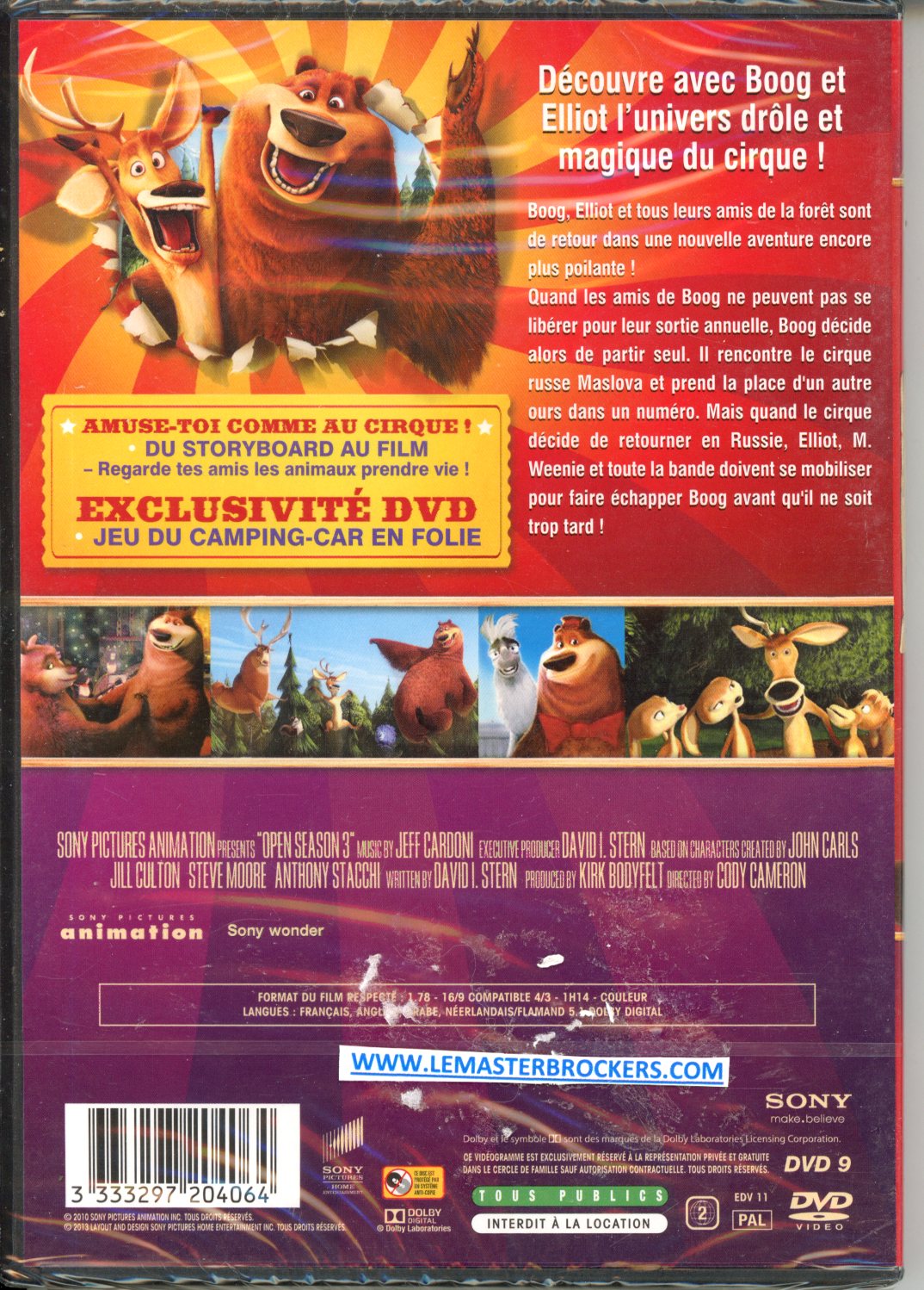 3333297204064 LES REBELLES DE LA FORÊT 3 en dvd neuf
