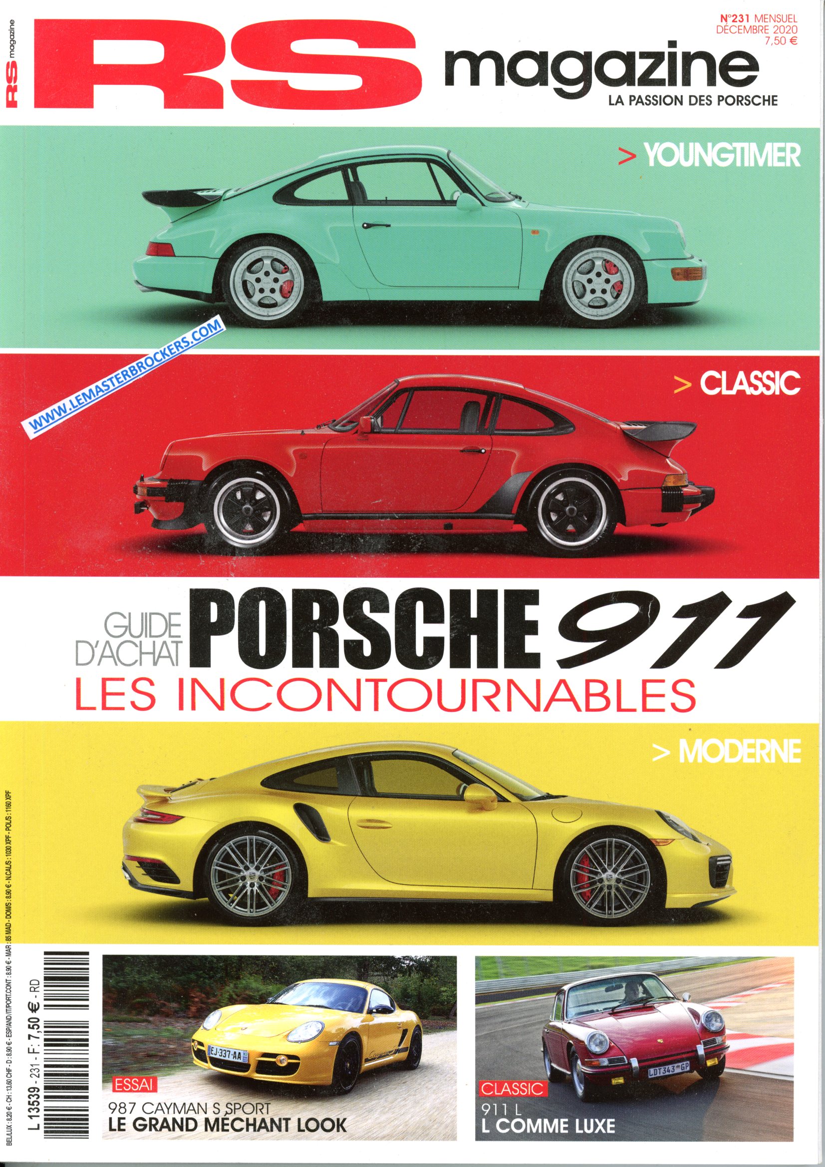 RS MAGAZINE 231 - PORSCHE 987 CAYMAN S SPORT 911L