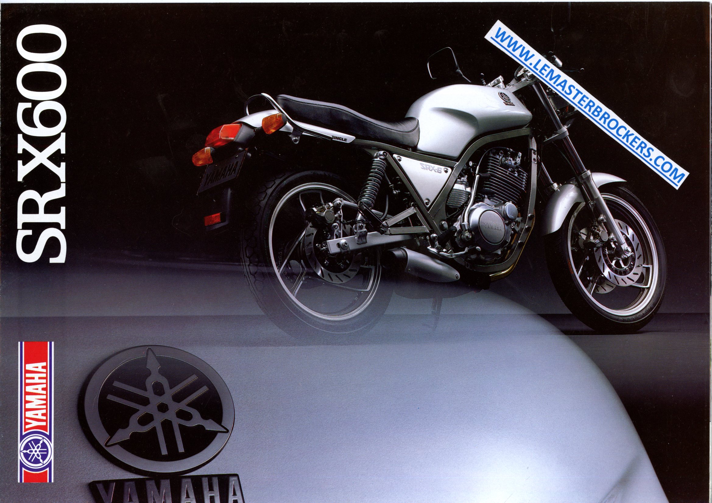 BROCHURE MOTO YAMAHA SRX 600 1987