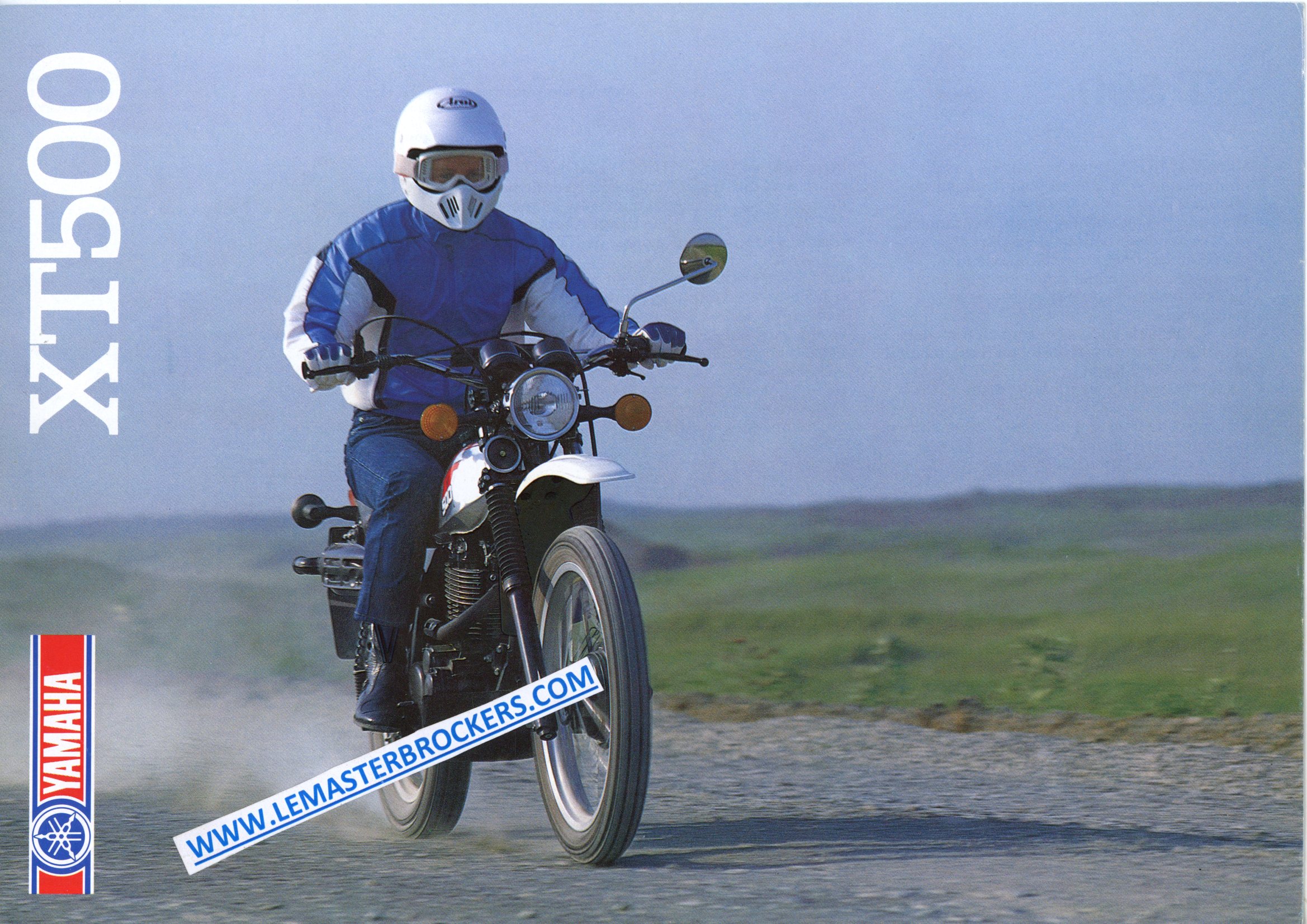 BROCHURE MOTO YAMAHA XT 500 XT500 1986
