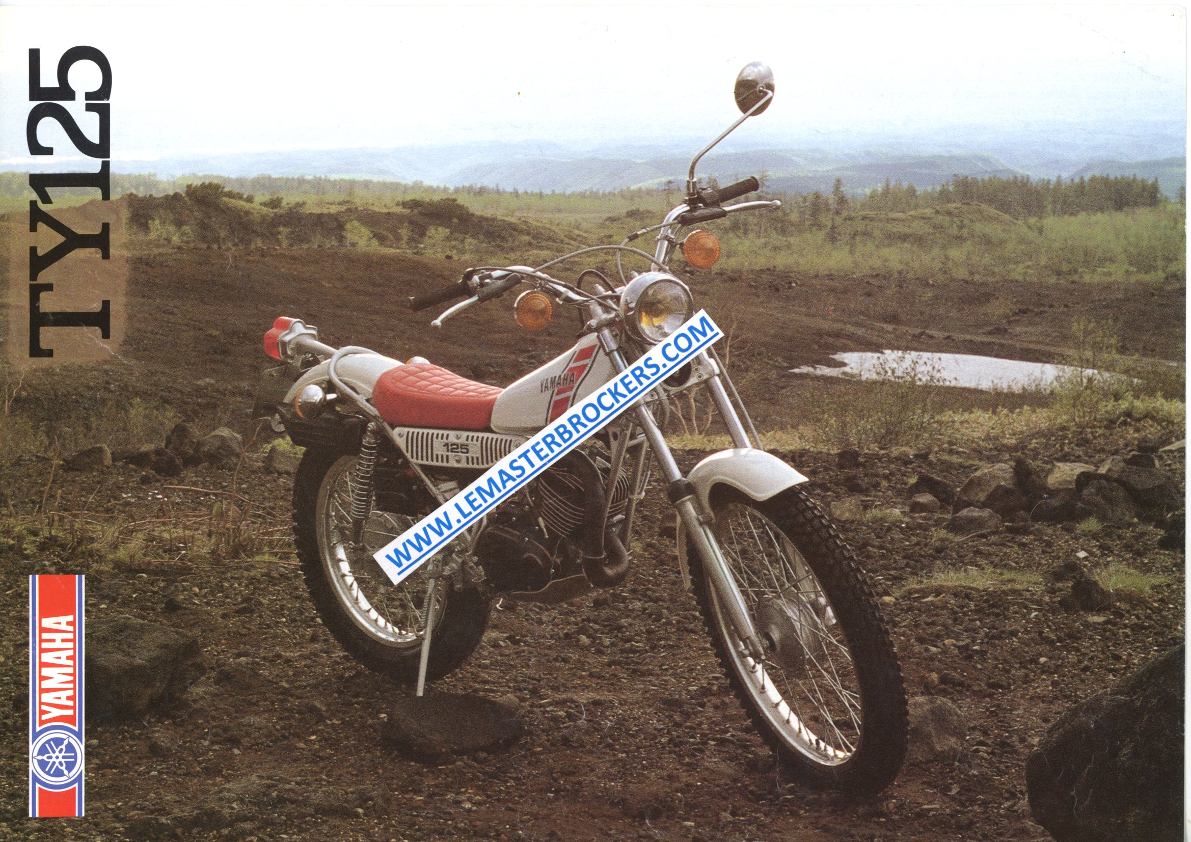 BROCHURE MOTO YAMAHA TY 125 TY125 DE 1983