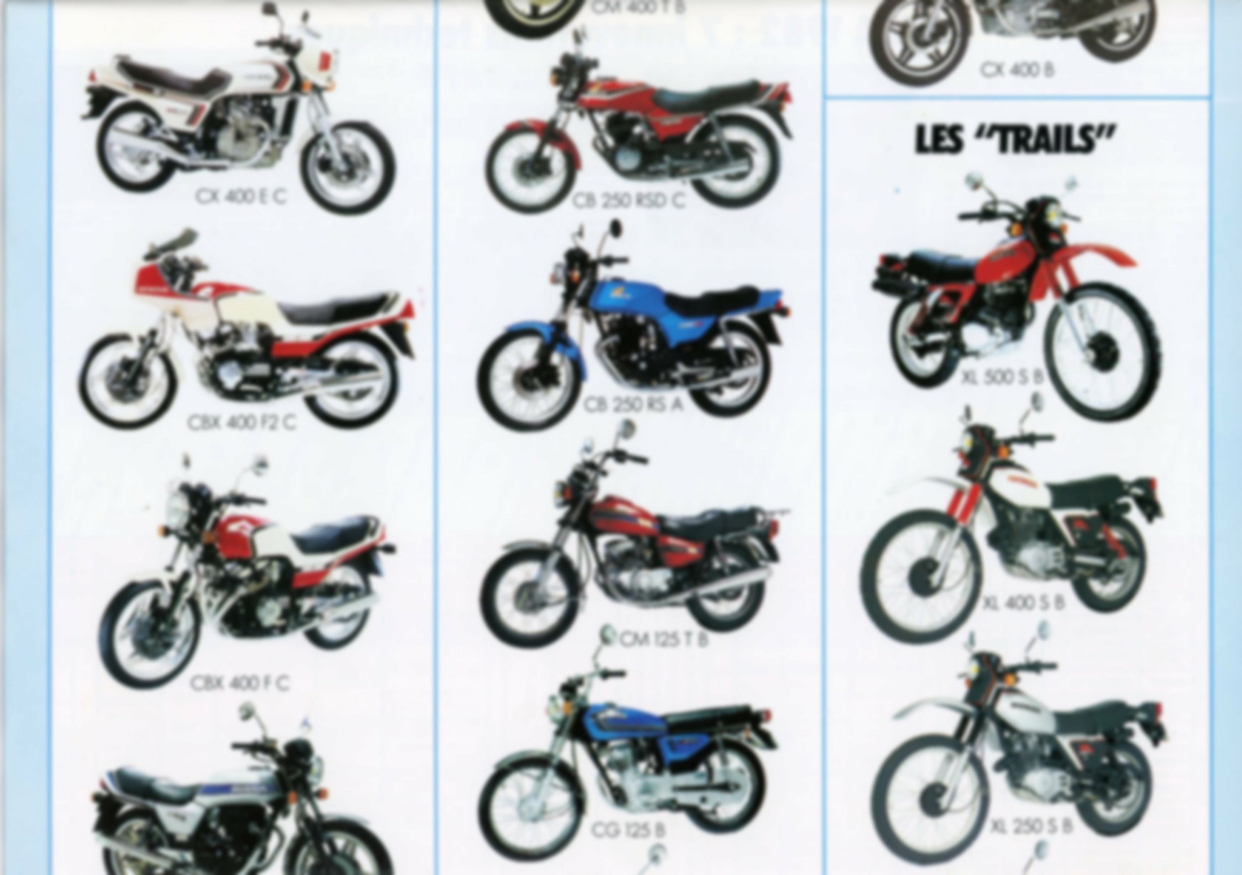 BROCHURE-MOTO-HONDA-CX-CB-MB-DAX-MTX-1982-LEMASTERBROCKERS-FICHE-MOTO