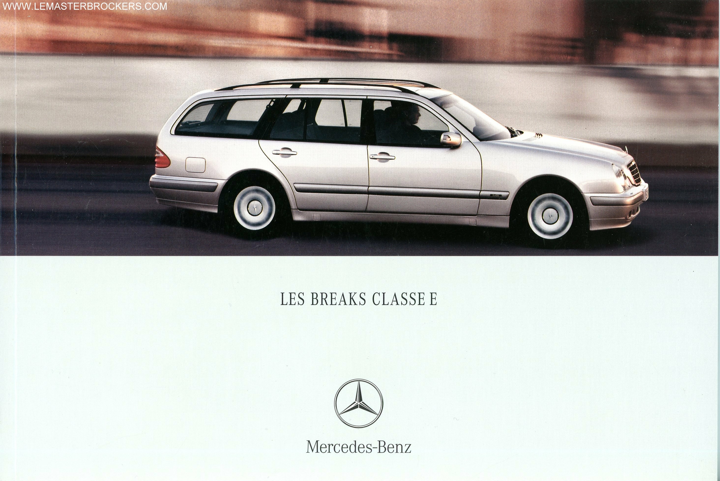 BROCHURE MERCEDES E BREAK 2001 LEMASTERBROCKERS