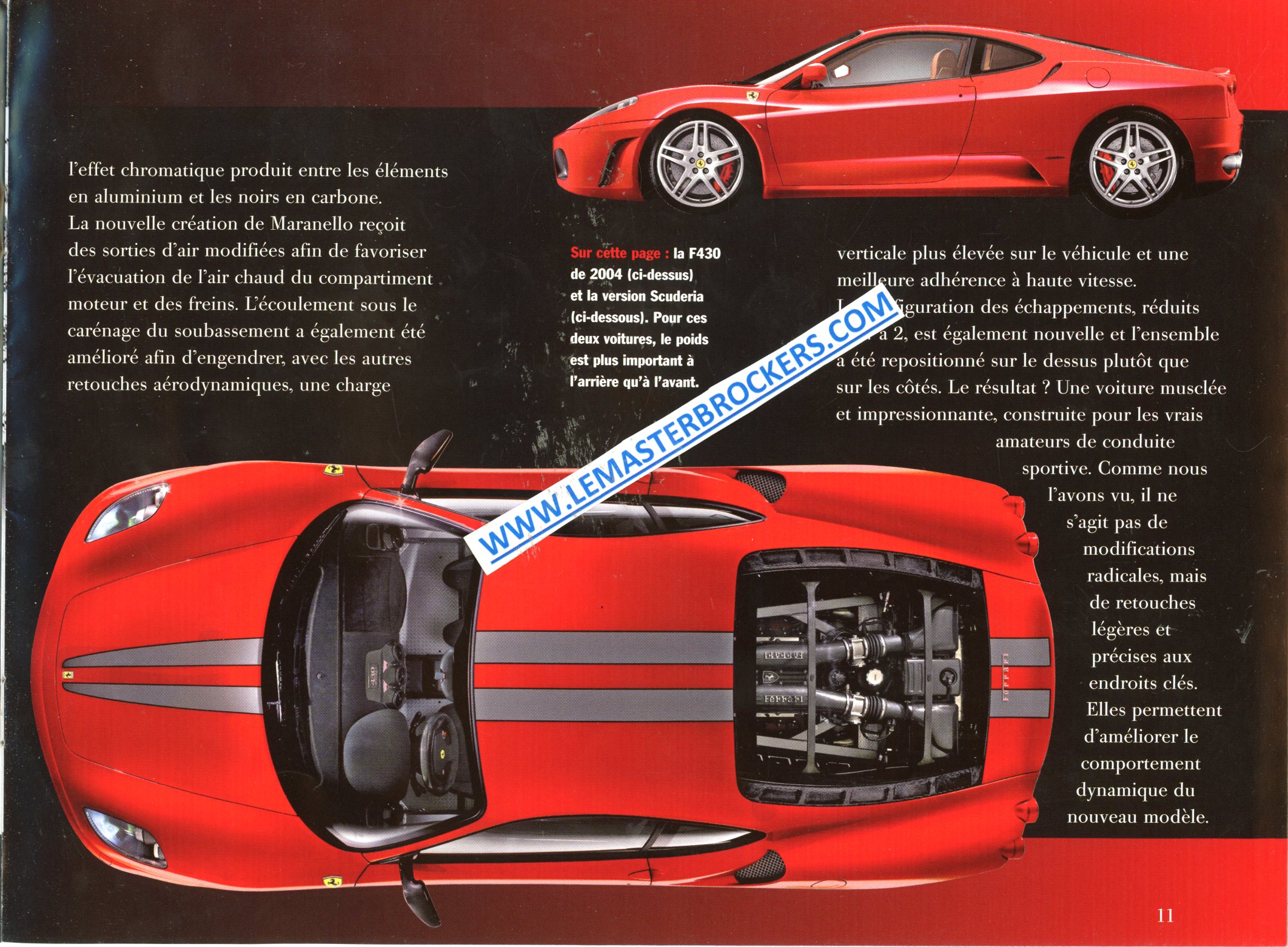 CATALOGUE BROCHURE FERRARI 430 SCUDERIA 2007