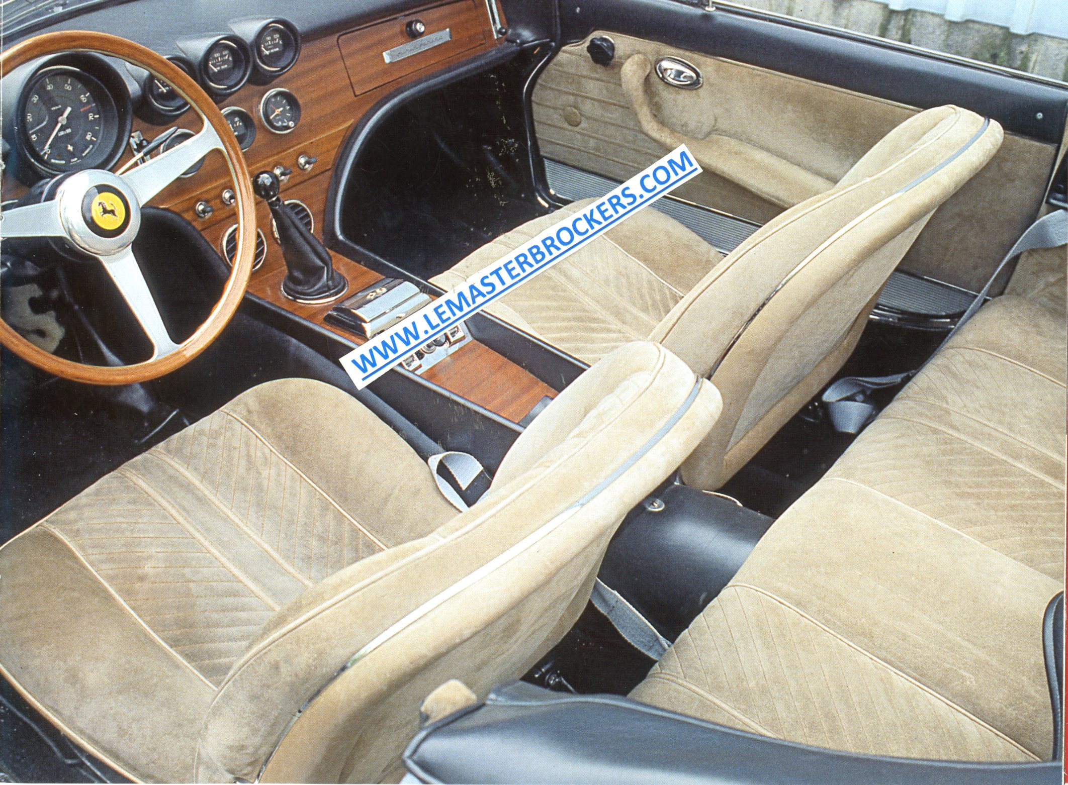 BROCHURE PROSPECTUS FERRARI 365 CALIFORNIA 1966