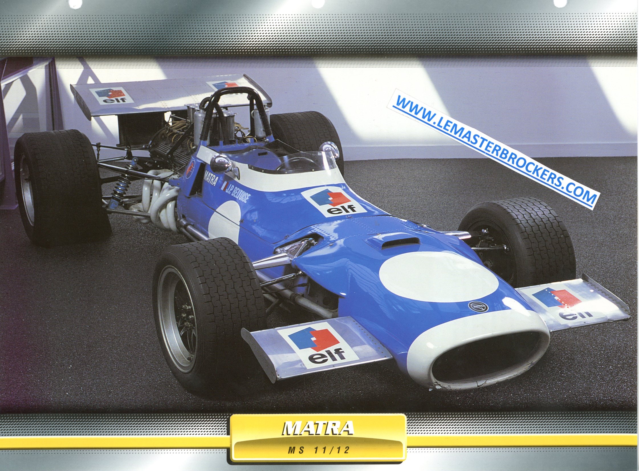 MATRA MS11 MS12 1967 FICHE LITTÉRATURE AUTOMOBILE