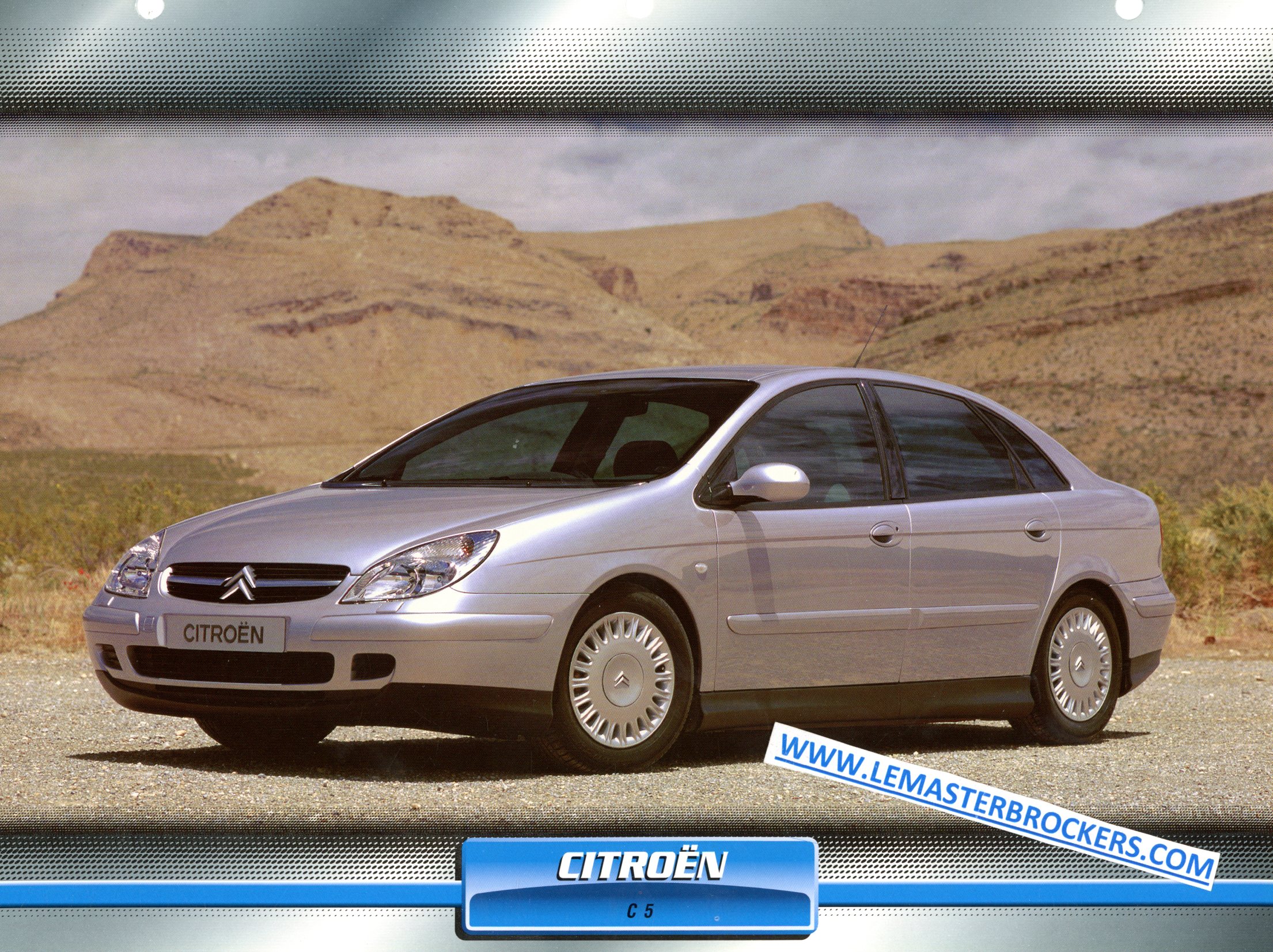CITROEN C5 2000 FICHE LITTÉRATURE AUTOMOBILE